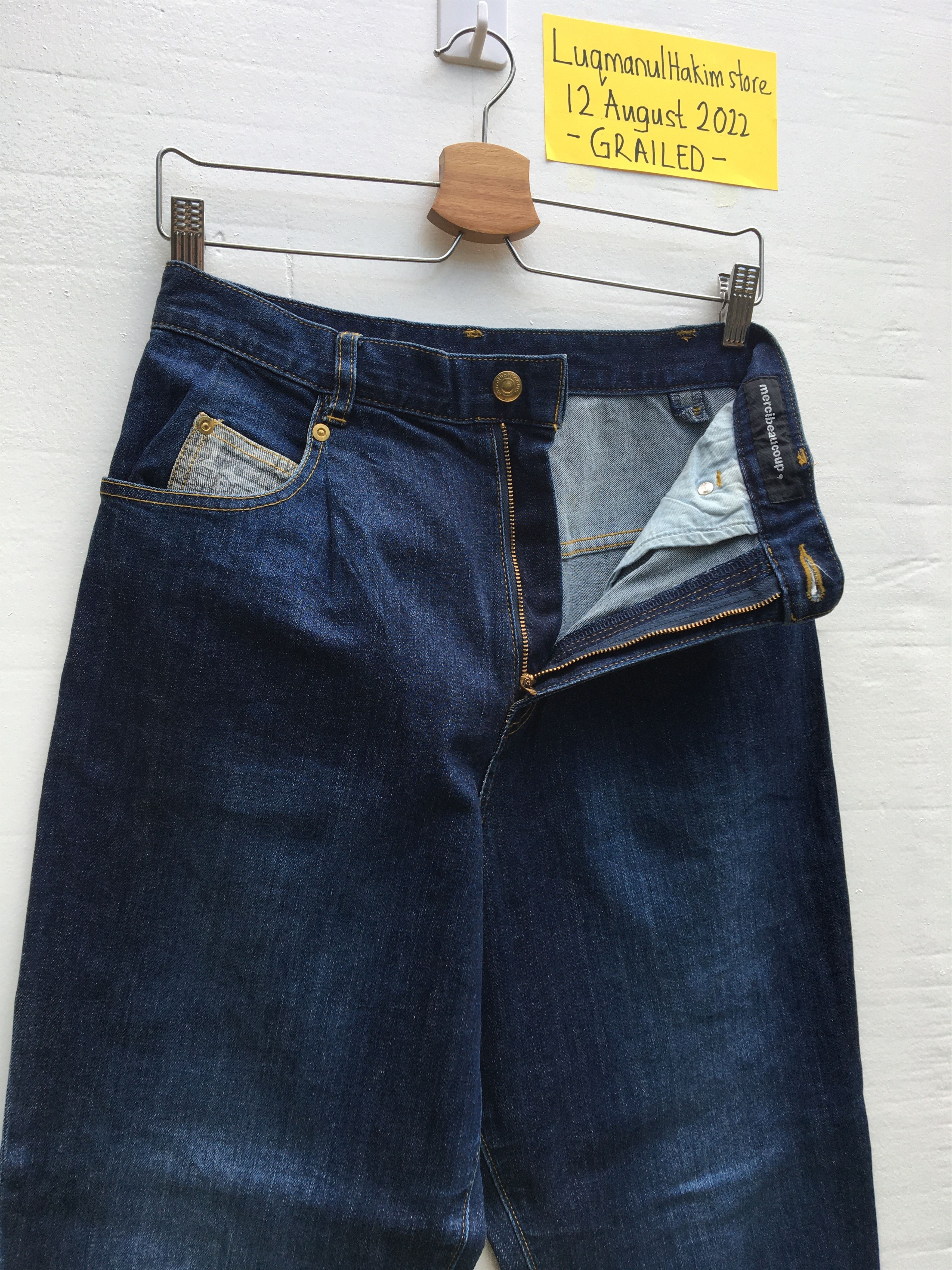 Issey Miyake Rare Mercibeaucoup By Issey Miyake Drop Crotch Jeans Size US 29 - 9 Thumbnail