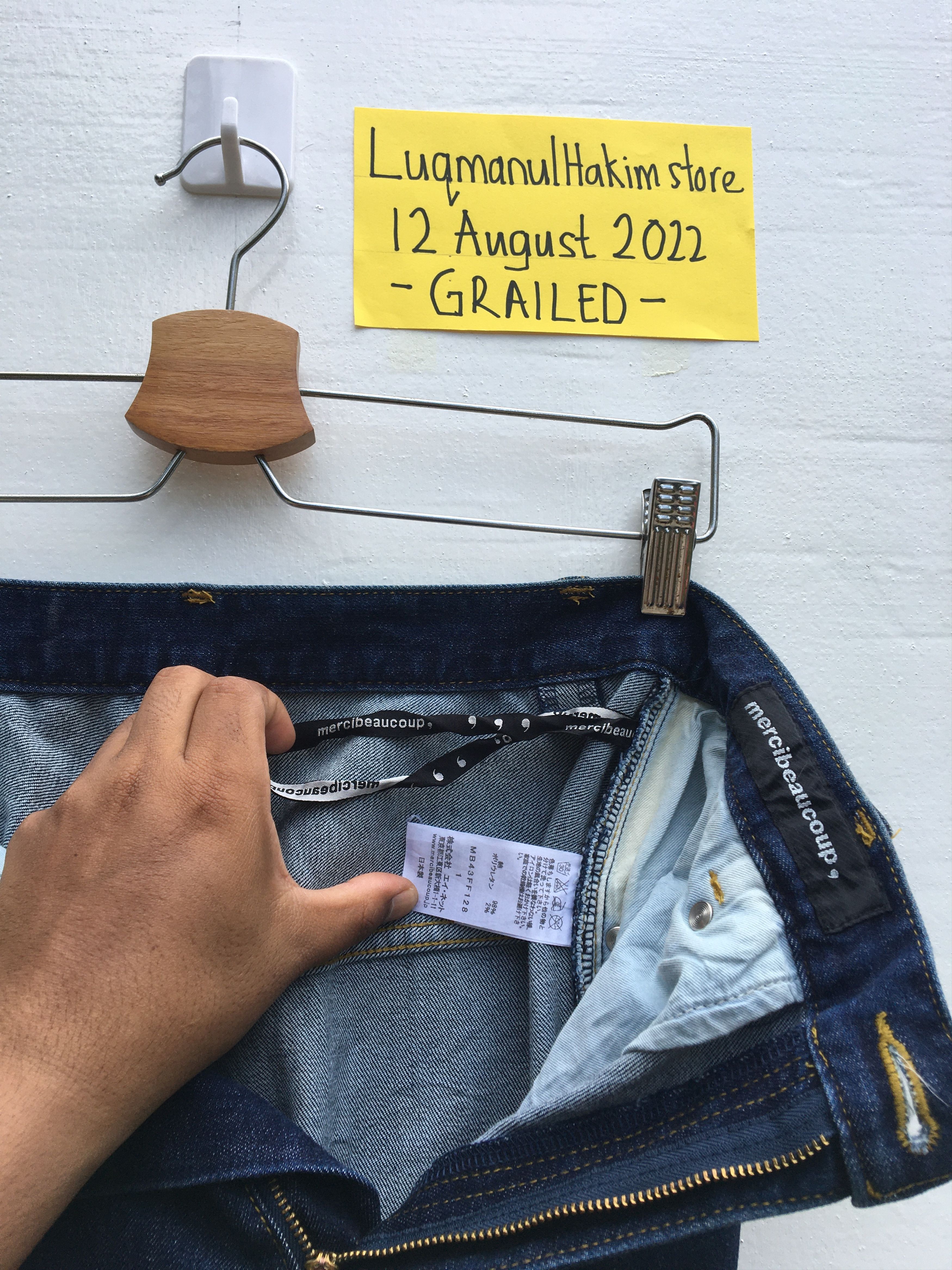 Issey Miyake Rare Mercibeaucoup By Issey Miyake Drop Crotch Jeans Size US 29 - 13 Thumbnail