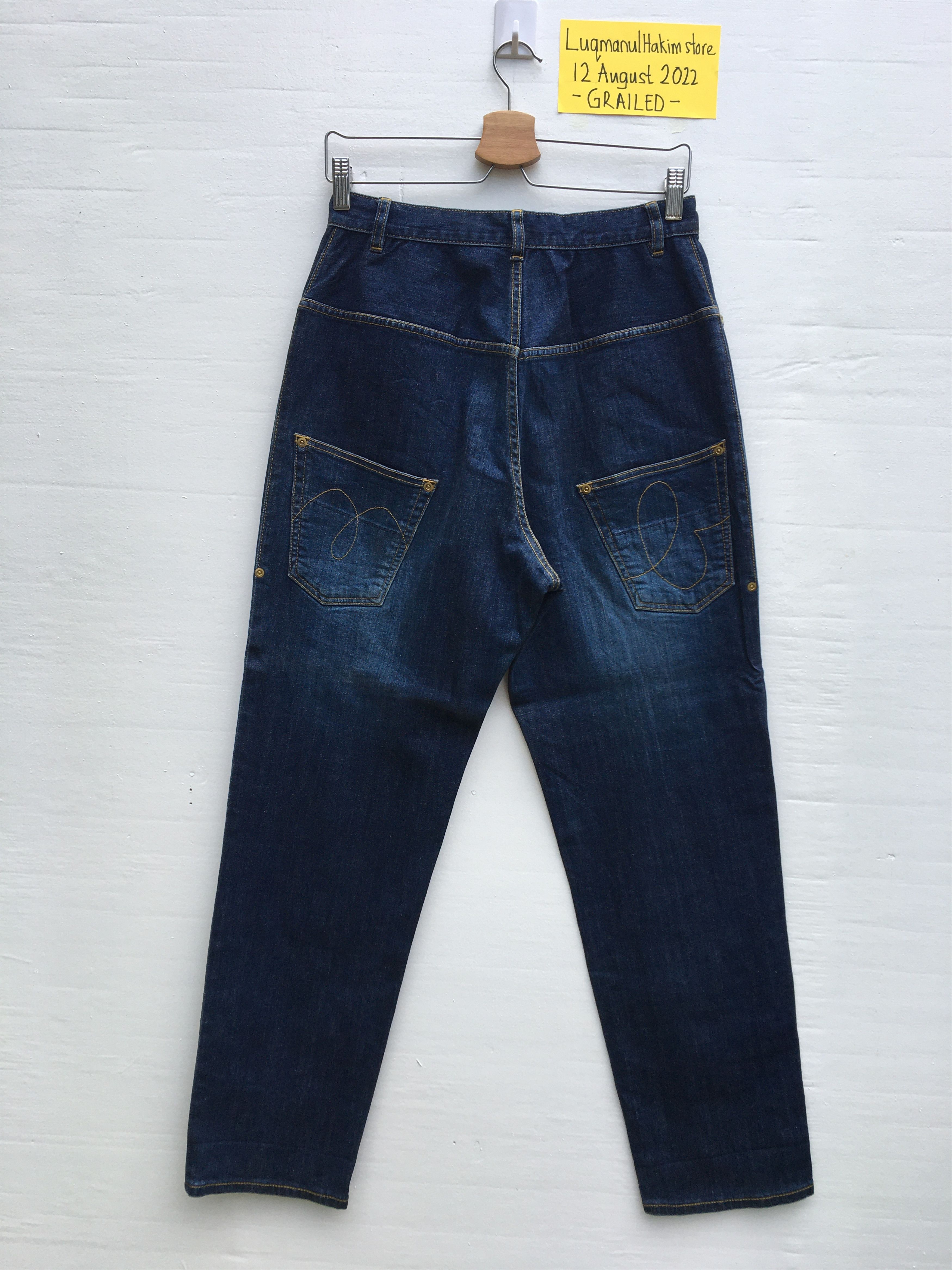 Issey Miyake Rare Mercibeaucoup By Issey Miyake Drop Crotch Jeans Size US 29 - 1 Thumbnail