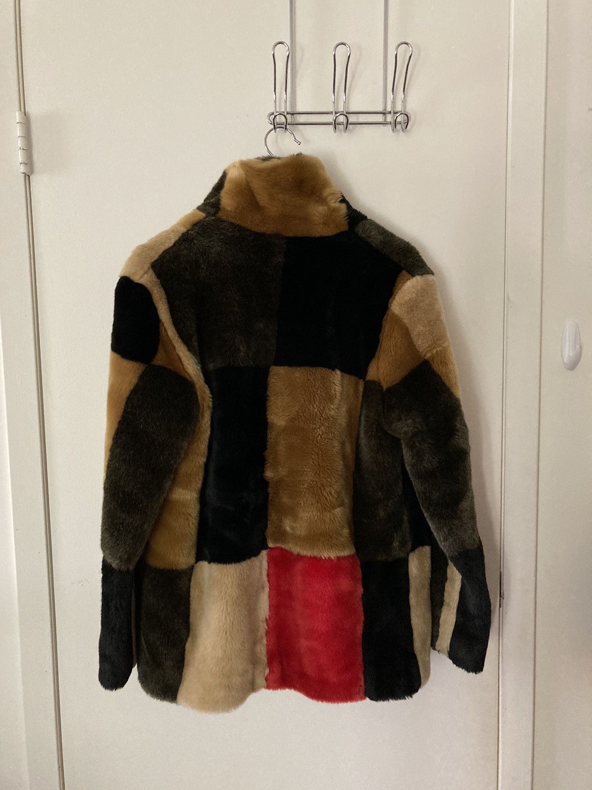 Supreme 15ss faux fur patchwork jacket Size US S / EU 44-46 / 1 - 2 Thumbnail