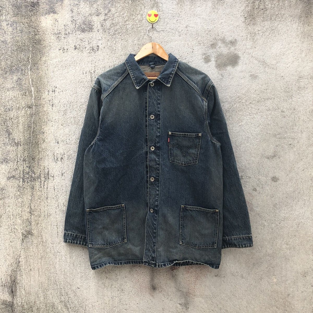 Levi's Vintage 90s levis denim chore jacket Size US XL / EU 56 / 4 - 1 Thumbnail