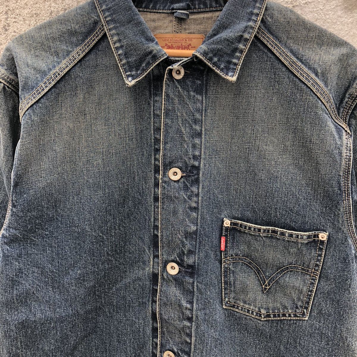 Levi's Vintage 90s levis denim chore jacket Size US XL / EU 56 / 4 - 3 Thumbnail
