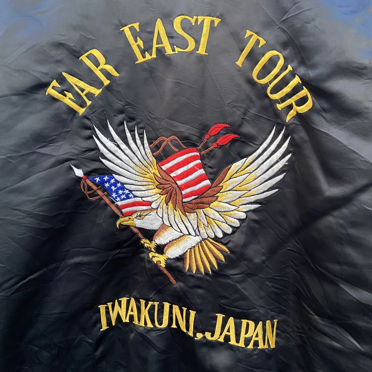 Vintage Vintage 90s far east tour iwakuni japan sukajan jacket Size US XL / EU 56 / 4 - 2 Thumbnail