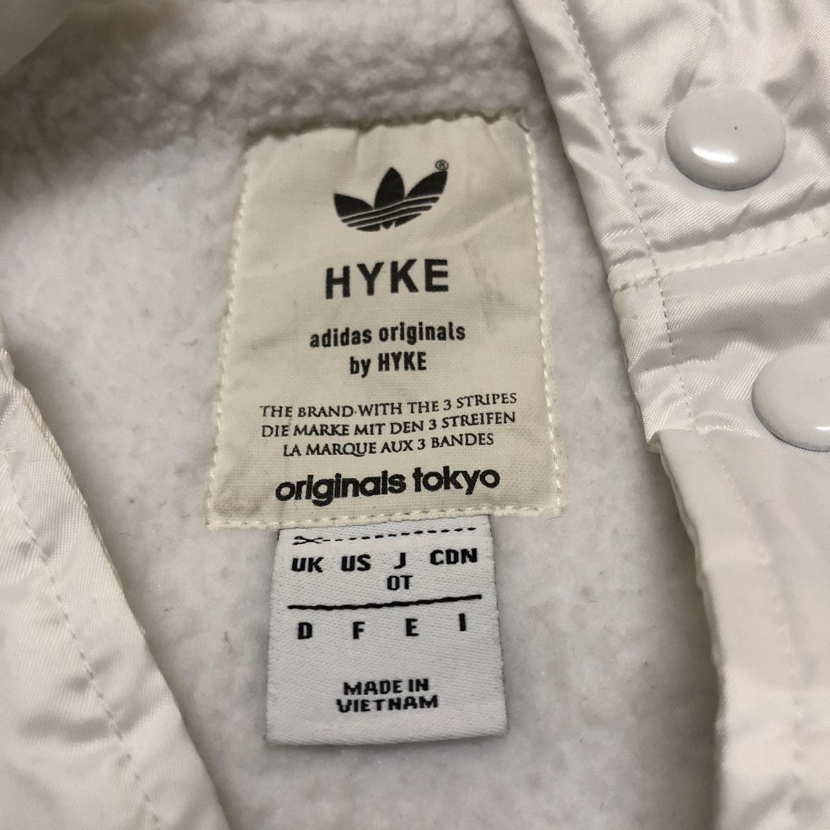 Adidas Adidas X hyke hoodie parka jacket big logo Size US XL / EU 56 / 4 - 7 Thumbnail