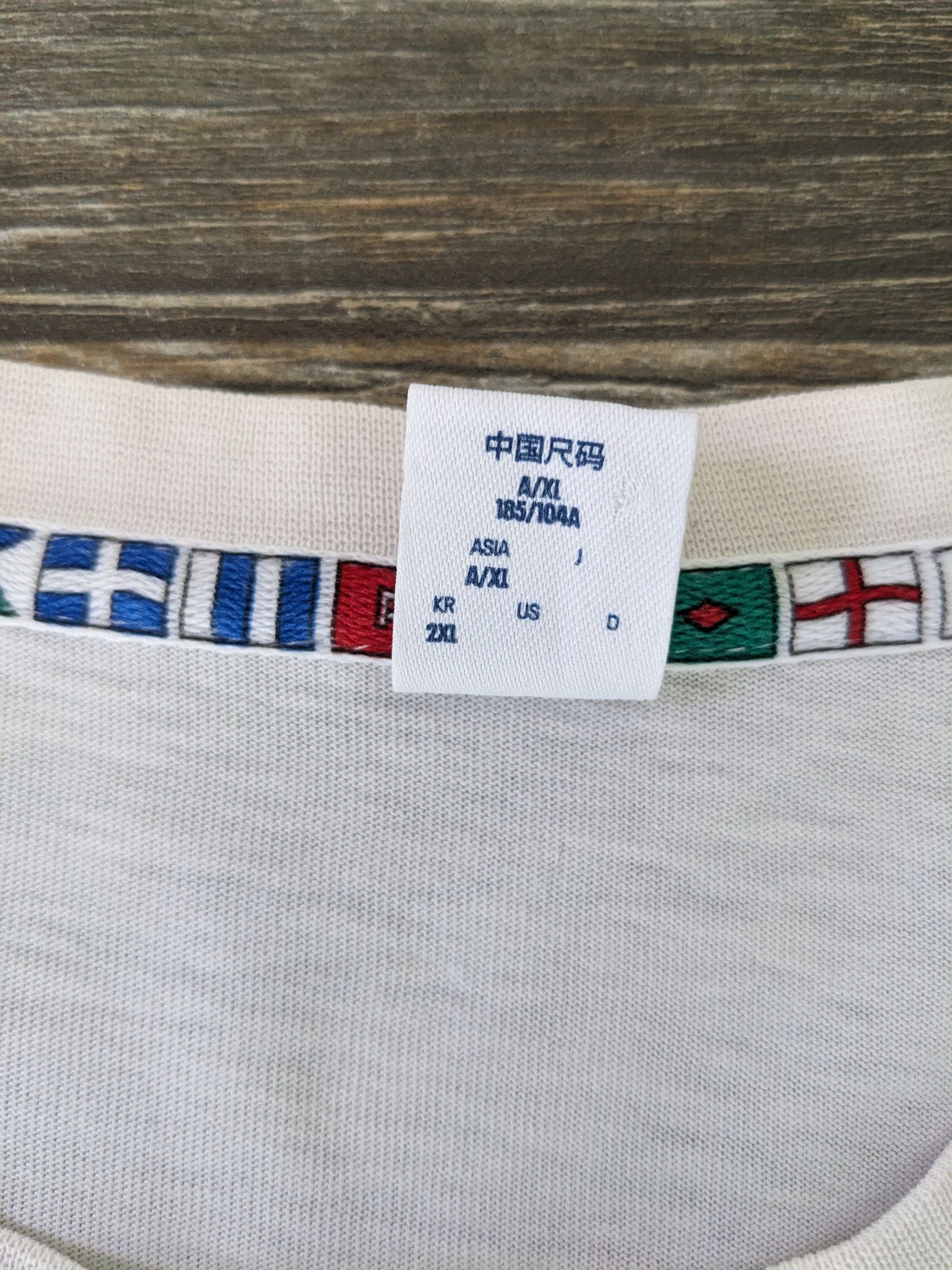 Reebok × Vintage Vintage Reebok Tee International Association Size US M / EU 48-50 / 2 - 6 Thumbnail