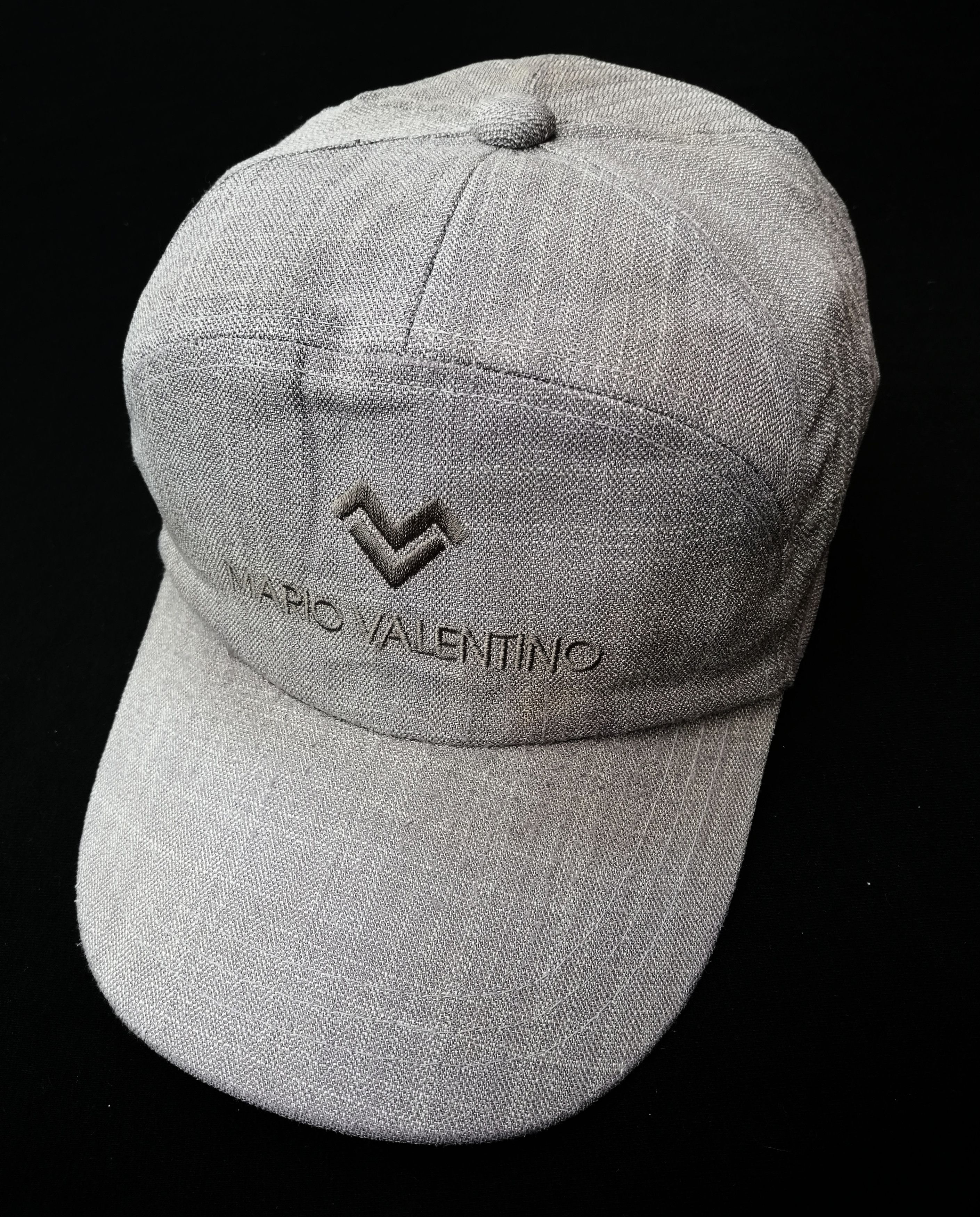 Vintage Mario Valentino Embroidery Logo Caps