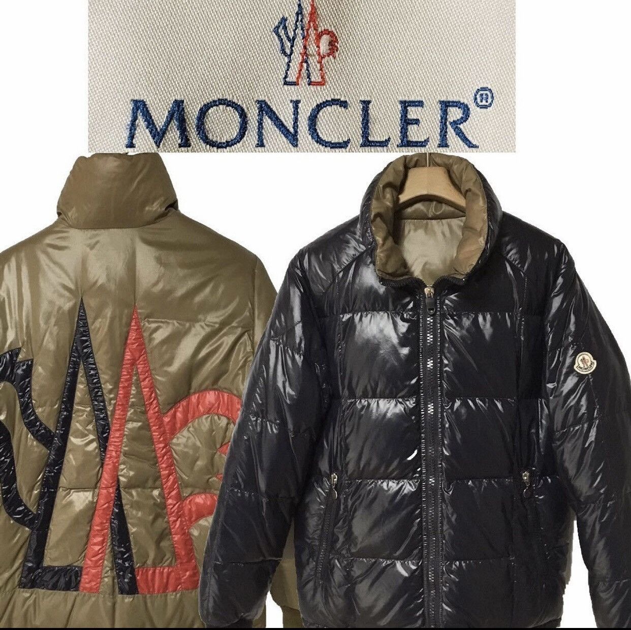 Moncler × Vintage Moncler Reversible puffer Jacket Size US M / EU 48-50 / 2 - 1 Thumbnail