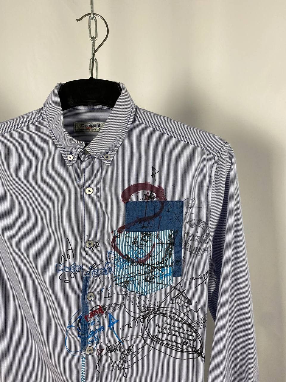 Desigual Desigual shirts long sleeve blue size S Size US S / EU 44-46 / 1 - 2 Thumbnail