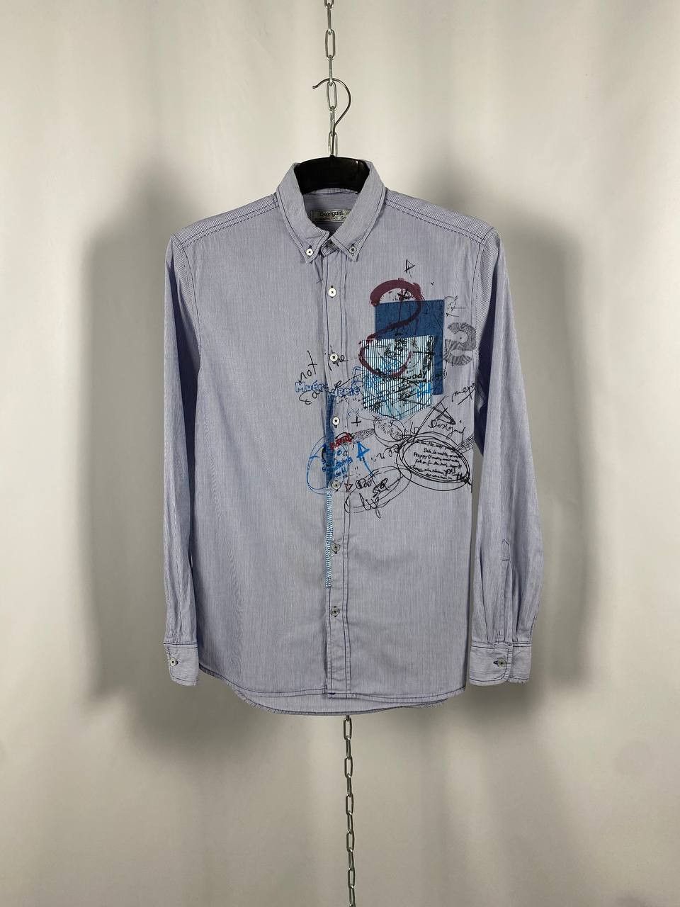 Desigual Desigual shirts long sleeve blue size S Size US S / EU 44-46 / 1 - 1 Thumbnail