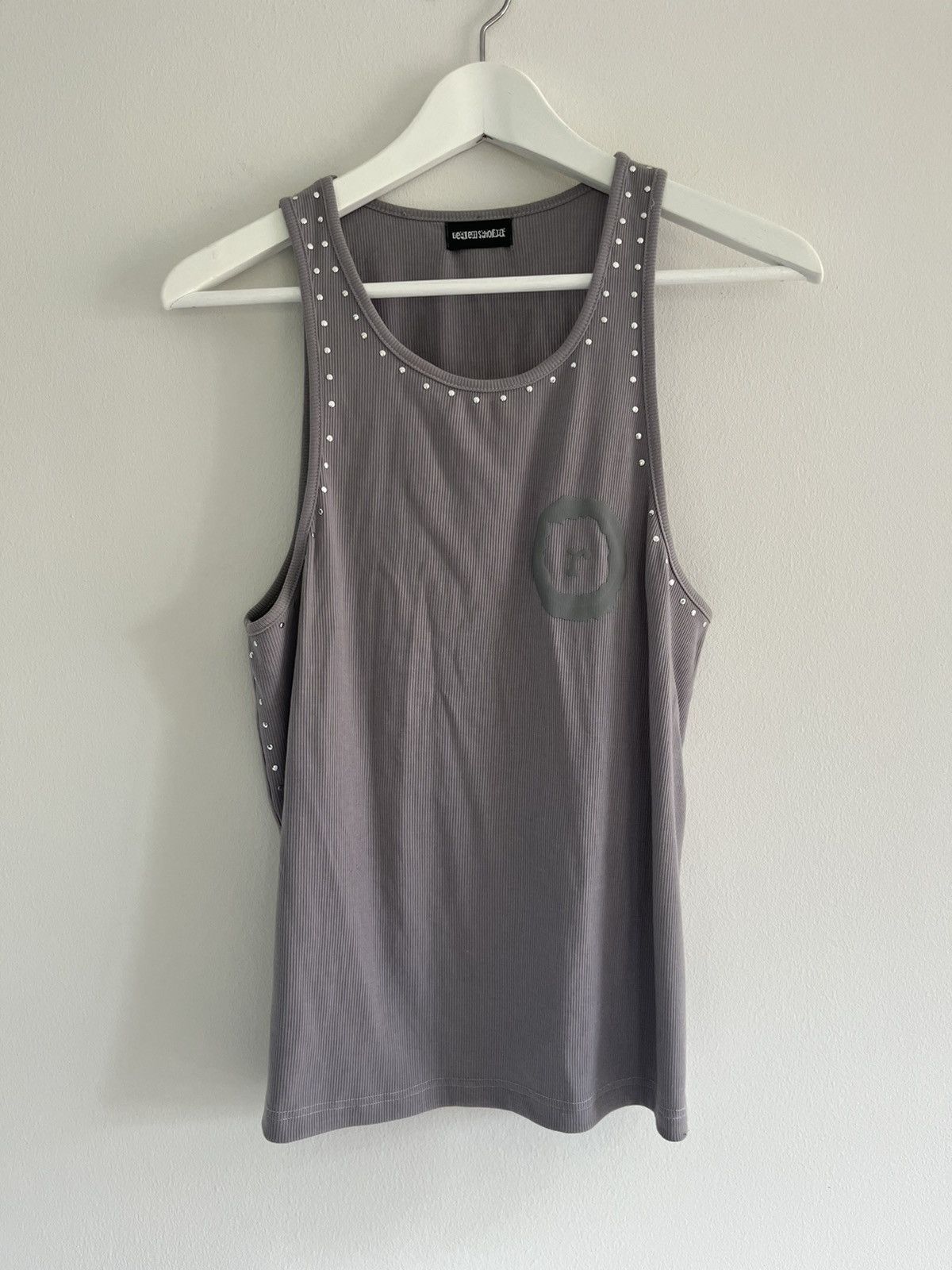 image of Elykong Reckless Scholars - Grey Tank-Top, Men's (Size Medium)