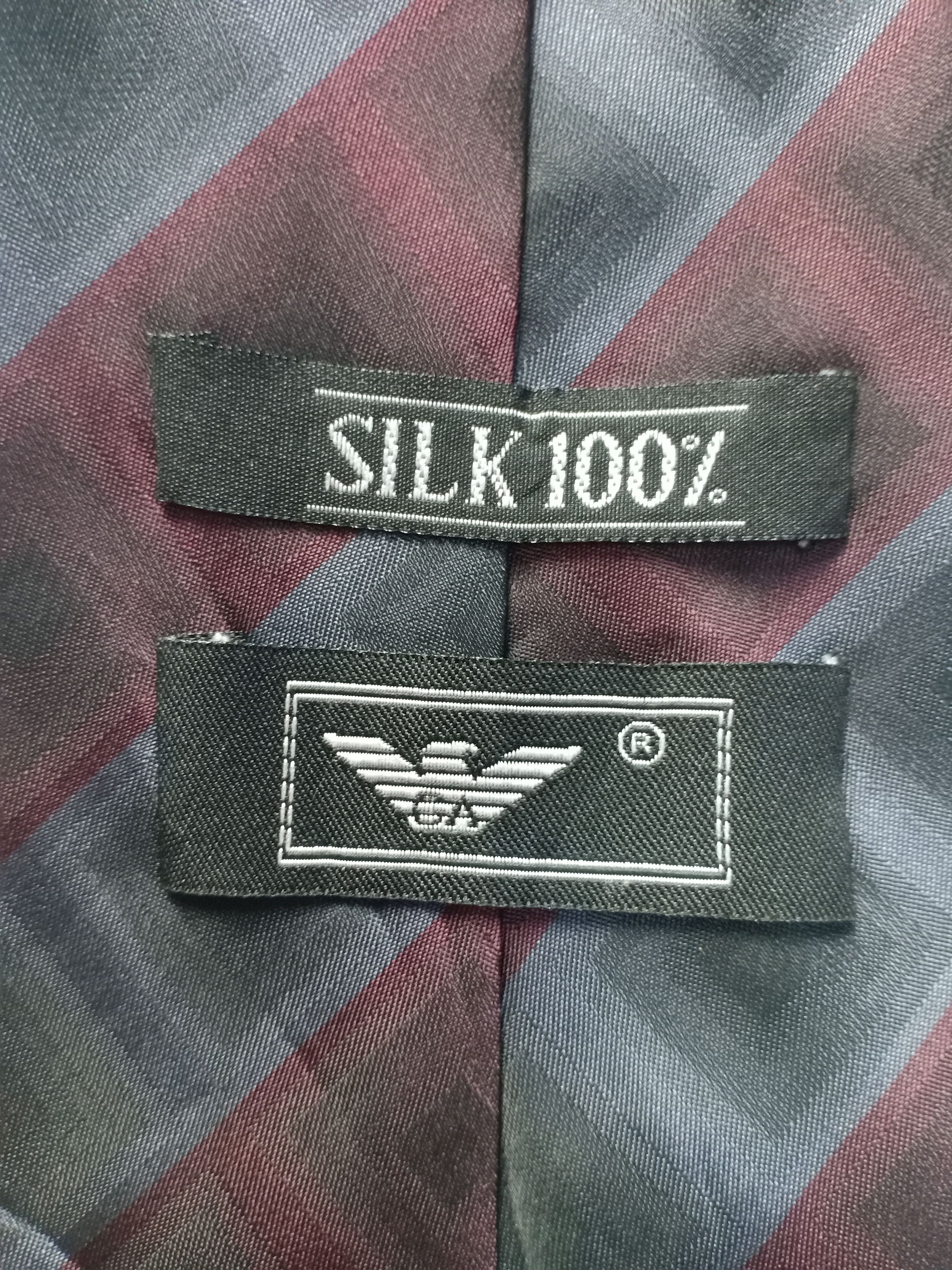 Armani Giorgio Armani Tie 100% Silk Hand Made Size ONE SIZE - 3 Thumbnail