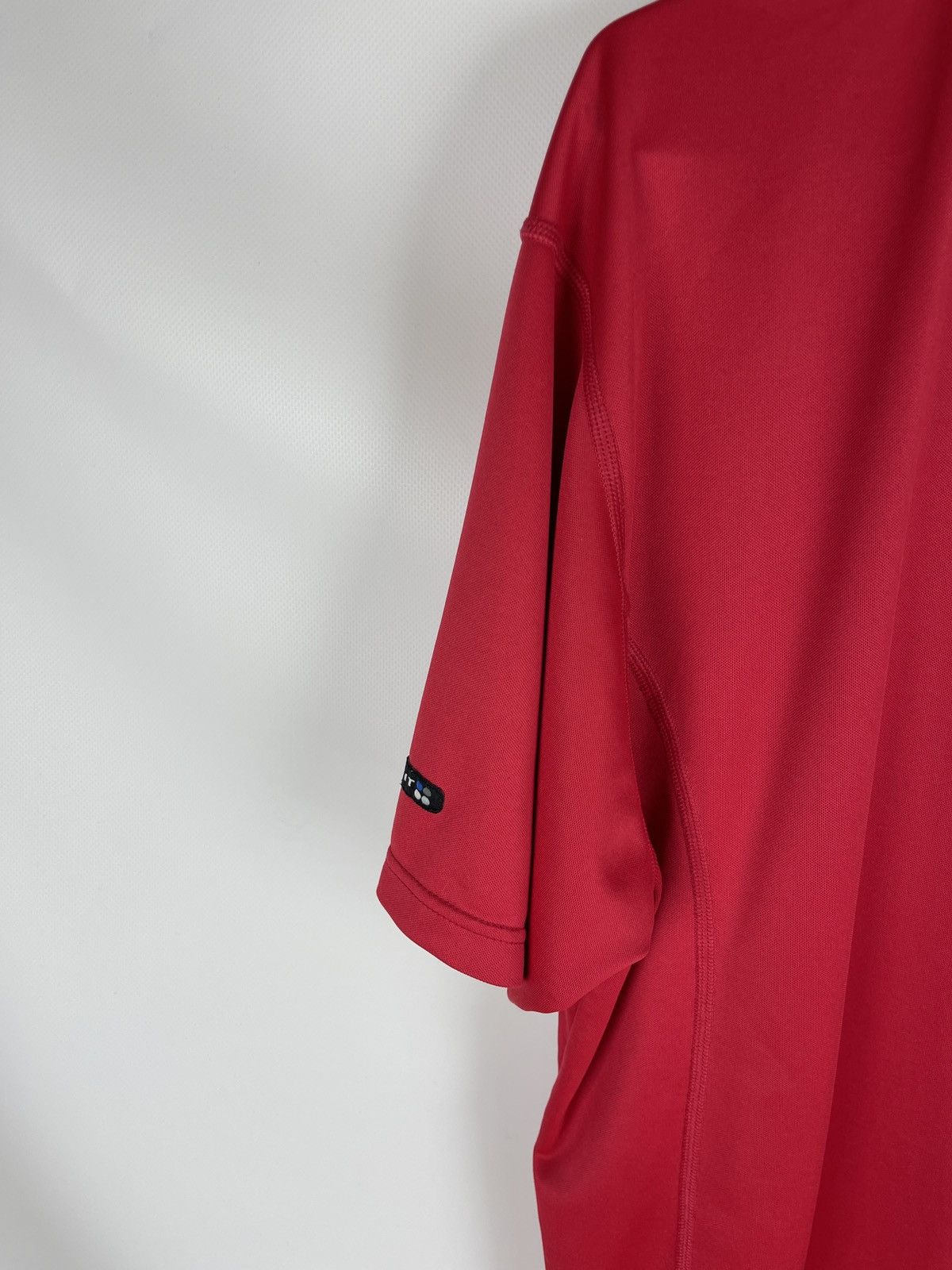 Nike Nike vintage 90s double center logo jersey tee shirt swoosh Size US L / EU 52-54 / 3 - 11 Thumbnail