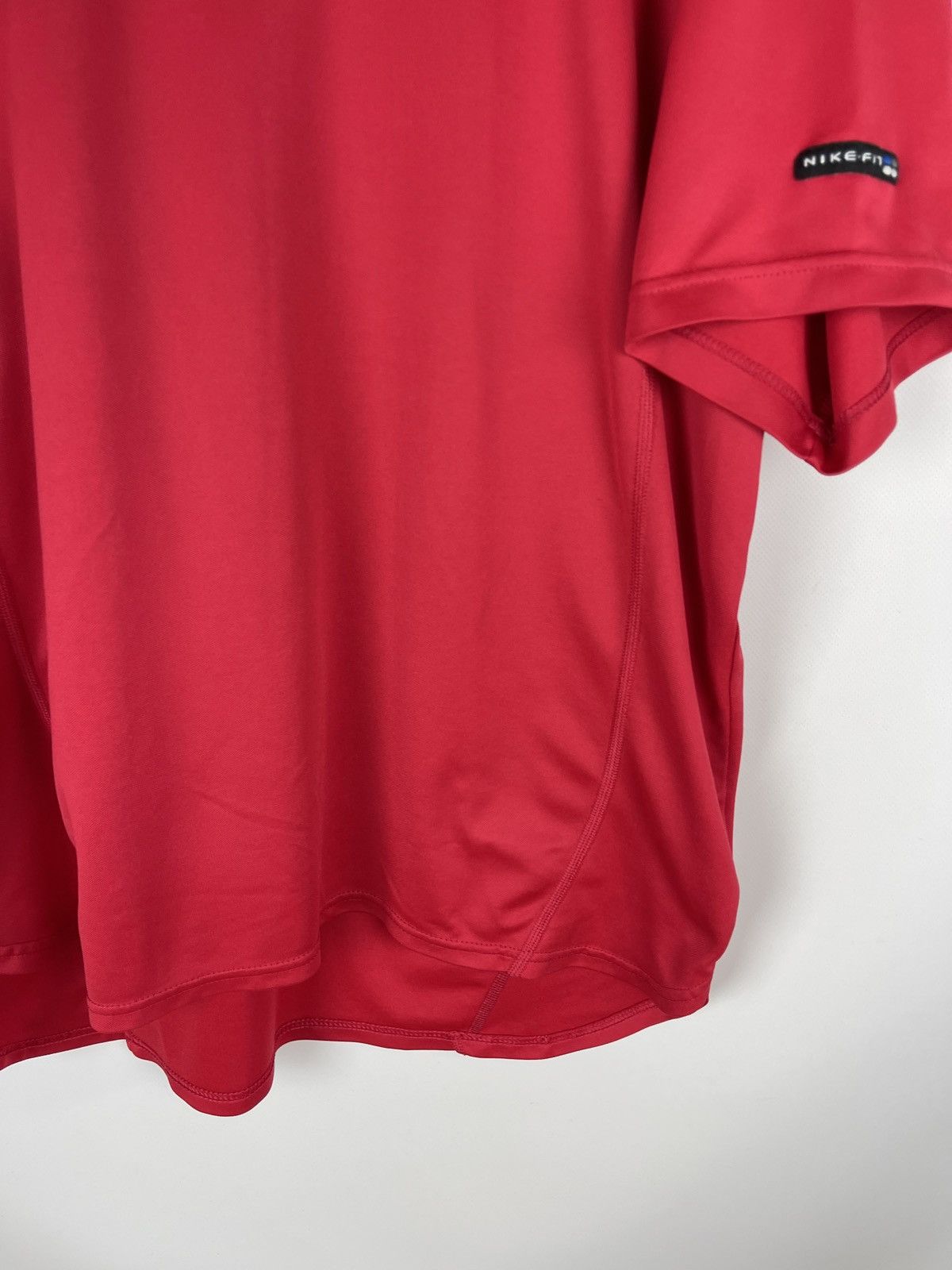 Nike Nike vintage 90s double center logo jersey tee shirt swoosh Size US L / EU 52-54 / 3 - 5 Thumbnail