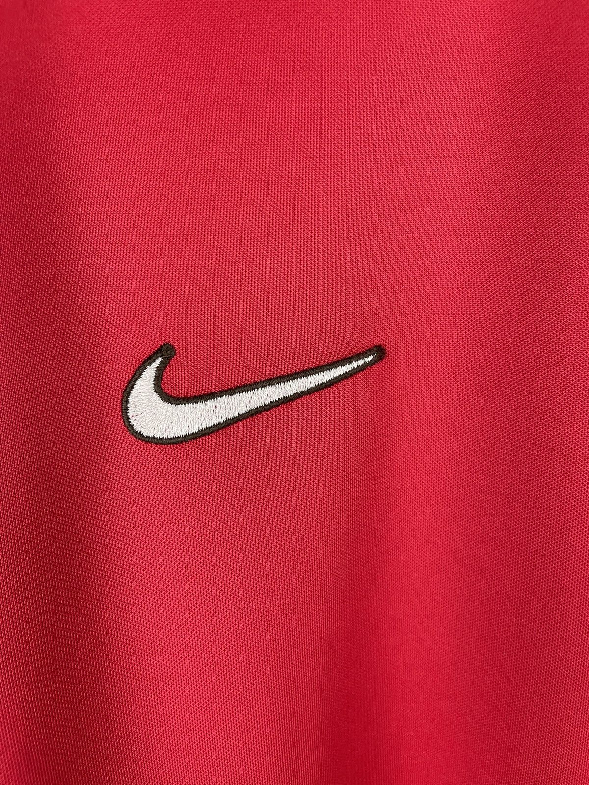 Nike Nike vintage 90s double center logo jersey tee shirt swoosh Size US L / EU 52-54 / 3 - 9 Thumbnail
