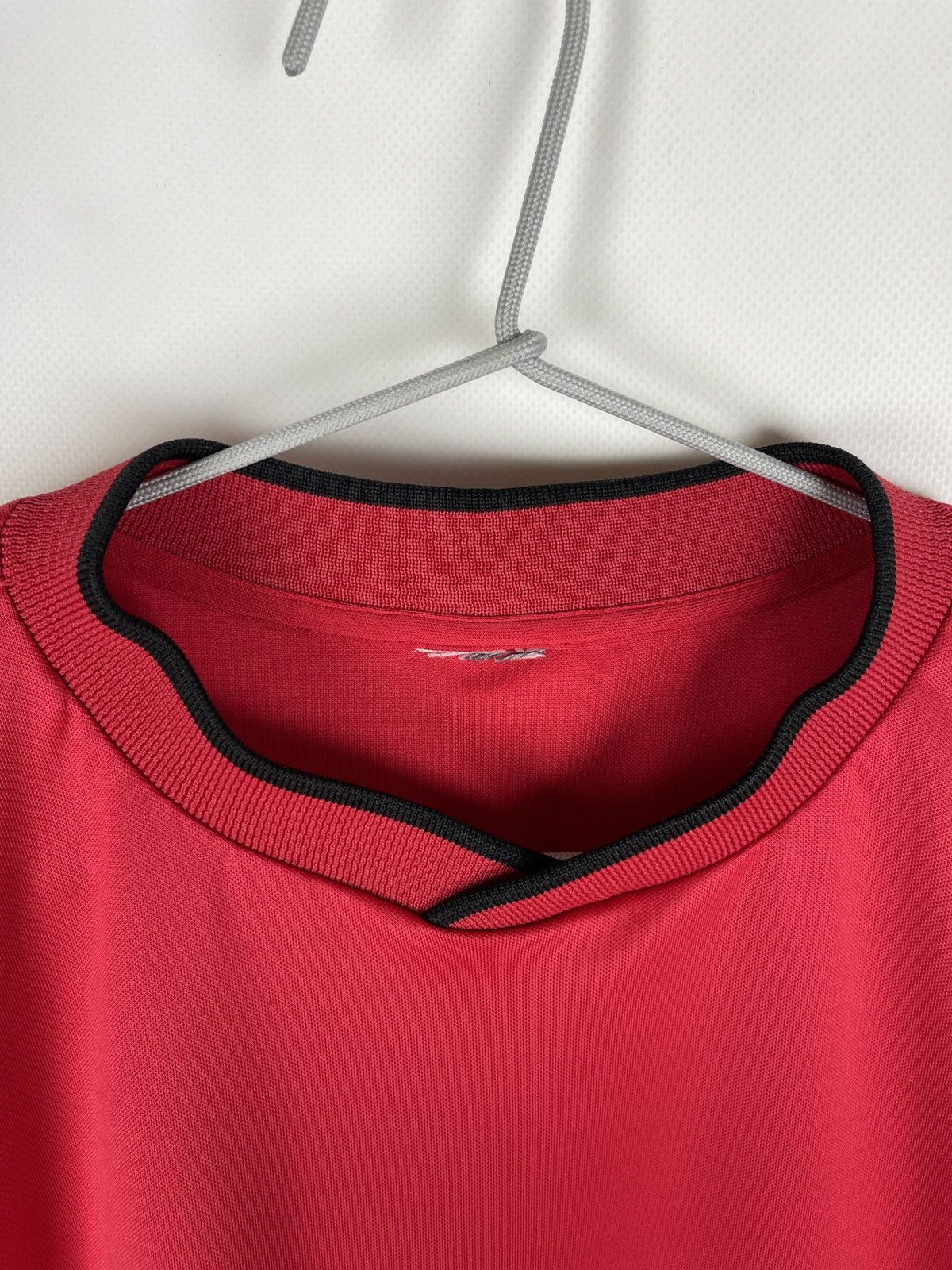 Nike Nike vintage 90s double center logo jersey tee shirt swoosh Size US L / EU 52-54 / 3 - 8 Thumbnail