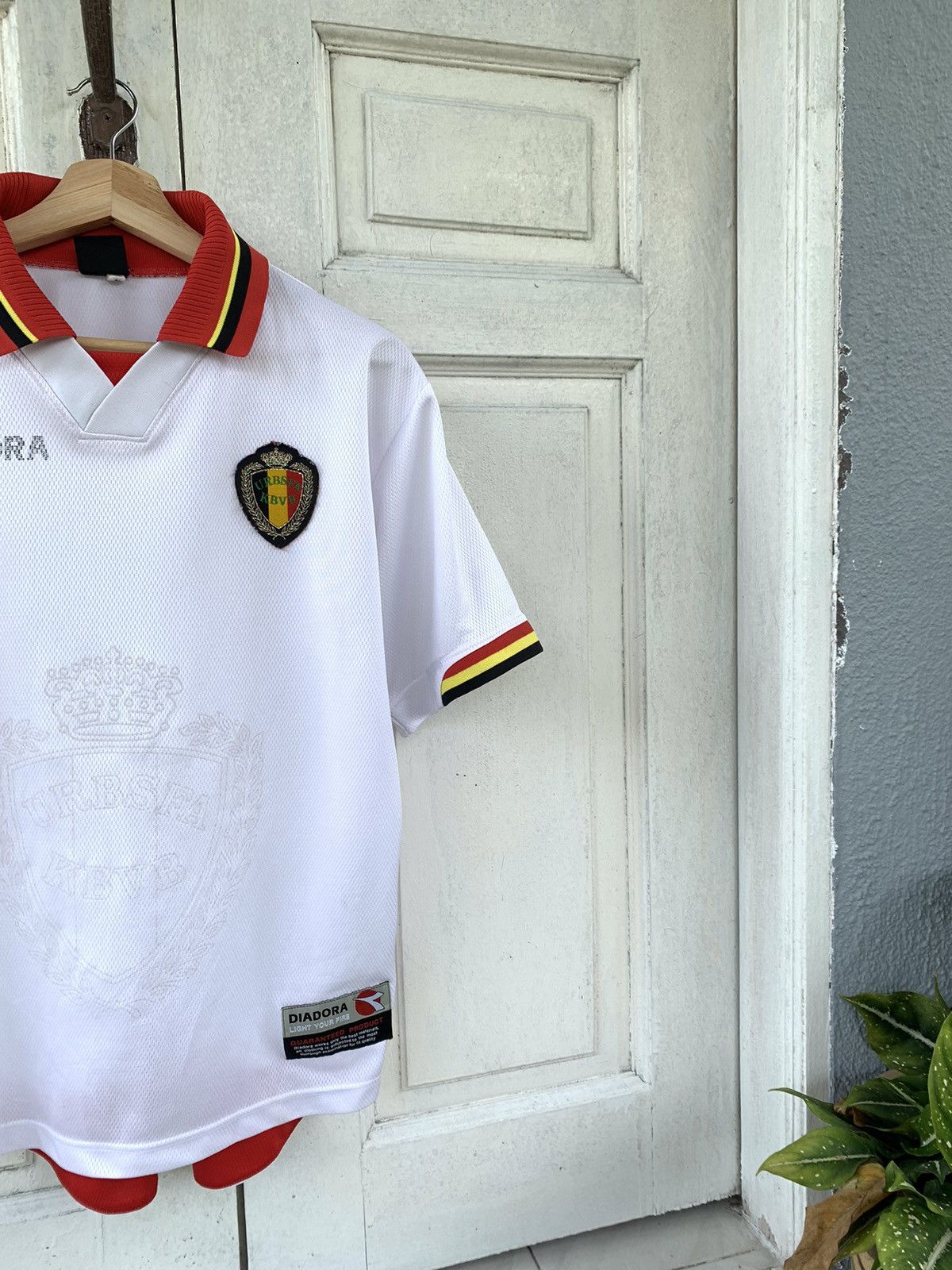 Diadora × Vintage Vintage 90s Belgium Diadora Jersey Size US M / EU 48-50 / 2 - 3 Thumbnail