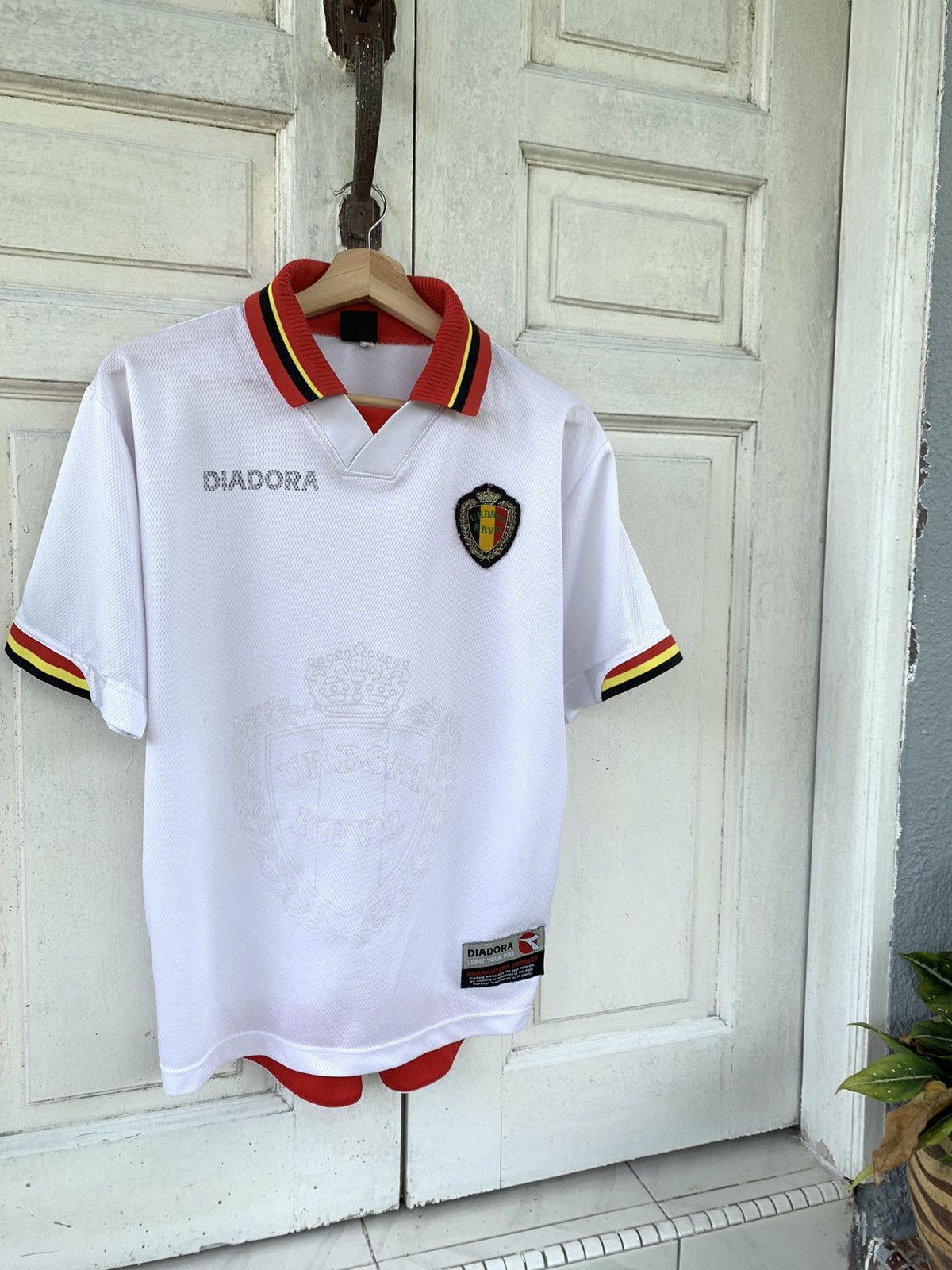 Diadora × Vintage Vintage 90s Belgium Diadora Jersey Size US M / EU 48-50 / 2 - 1 Thumbnail