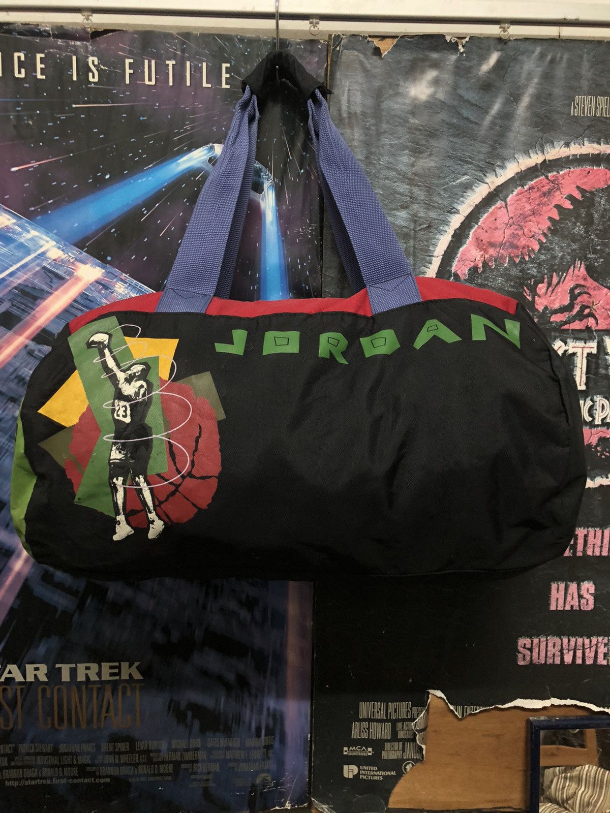 Nike VINTAGE RARE JORDAN DUFFLE BAG Grailed
