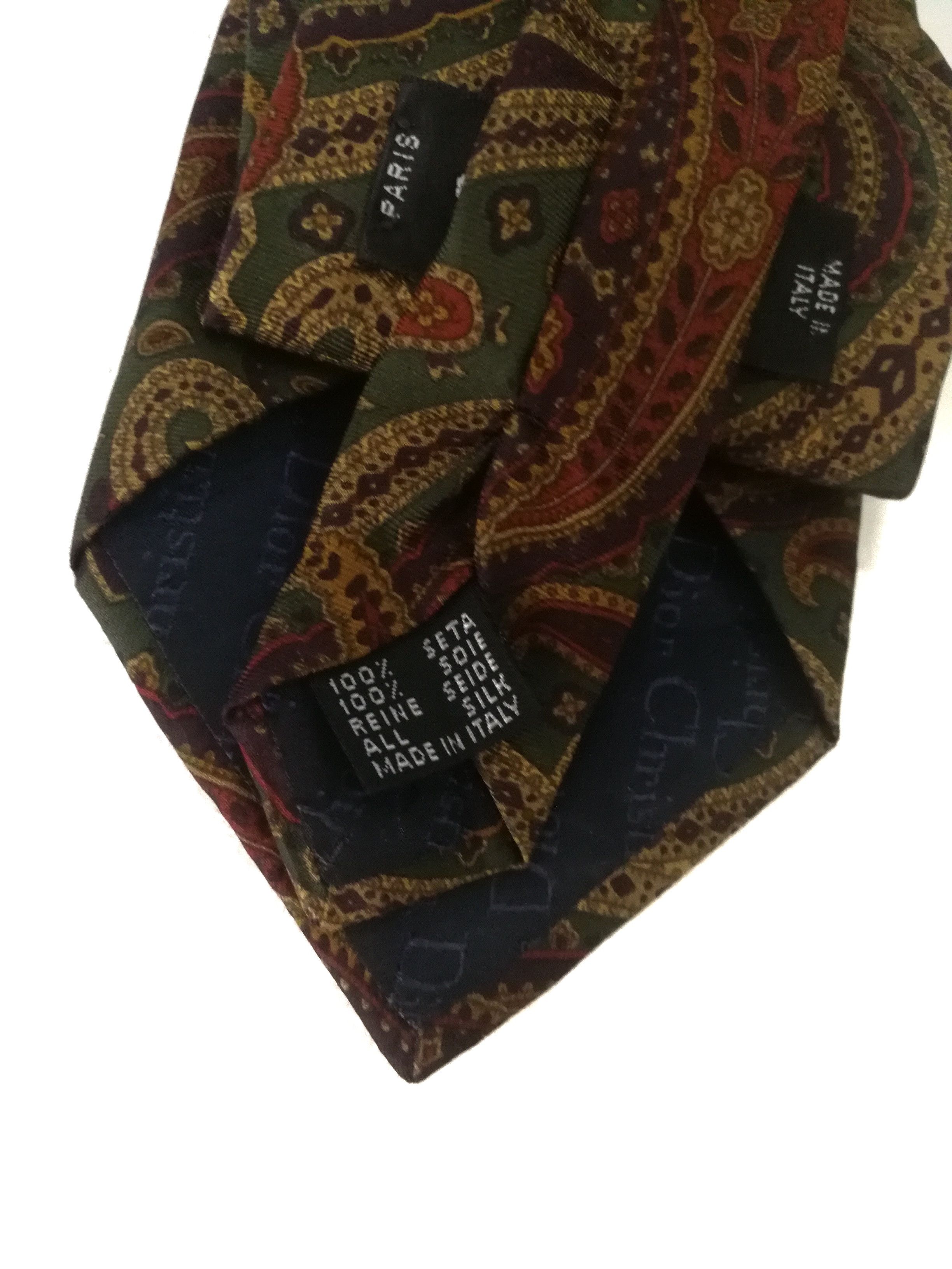 Christian Dior Monsieur × Vintage Christian Dior Monsieur Silk necktie Size ONE SIZE - 6 Thumbnail