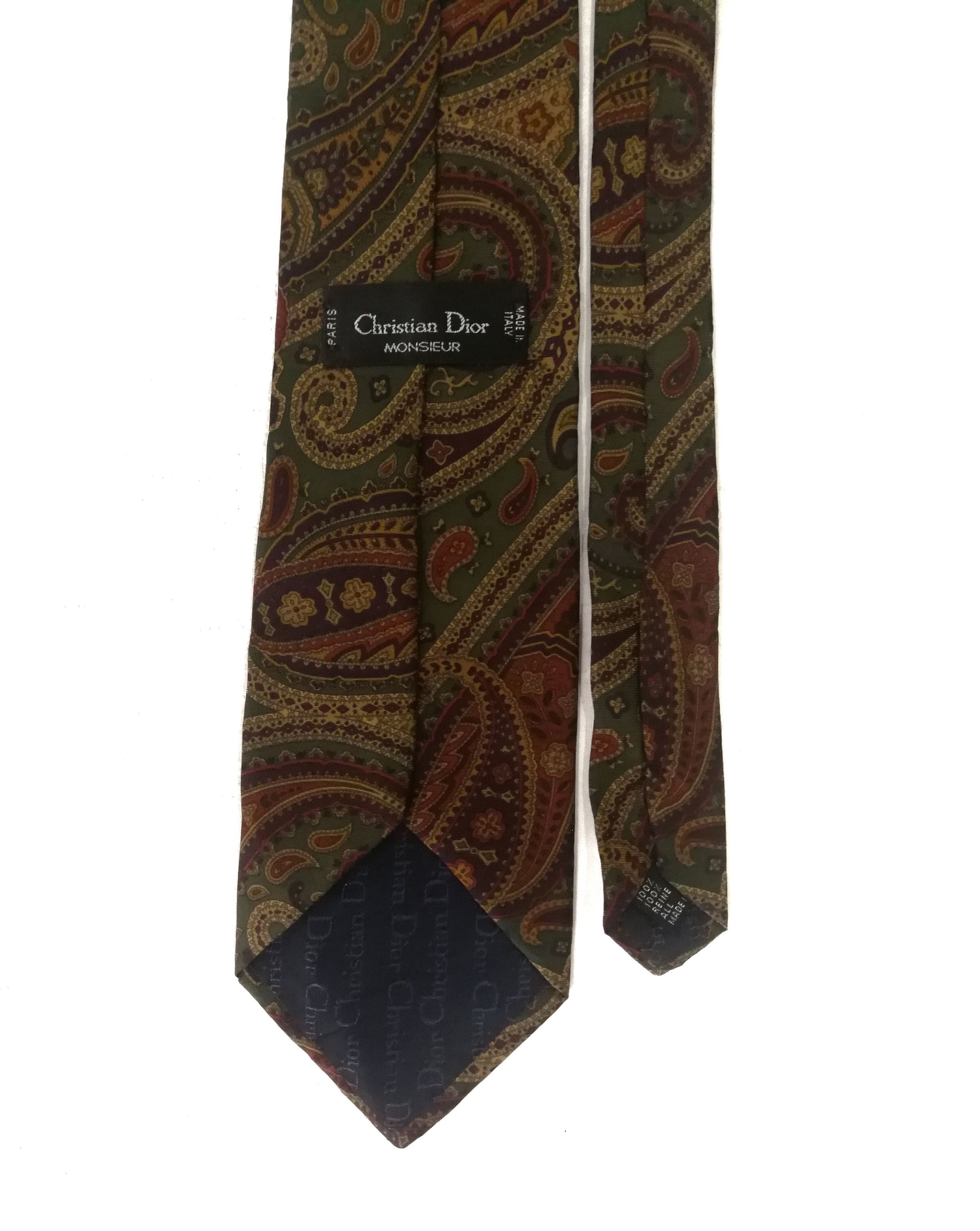Christian Dior Monsieur × Vintage Christian Dior Monsieur Silk necktie Size ONE SIZE - 4 Thumbnail