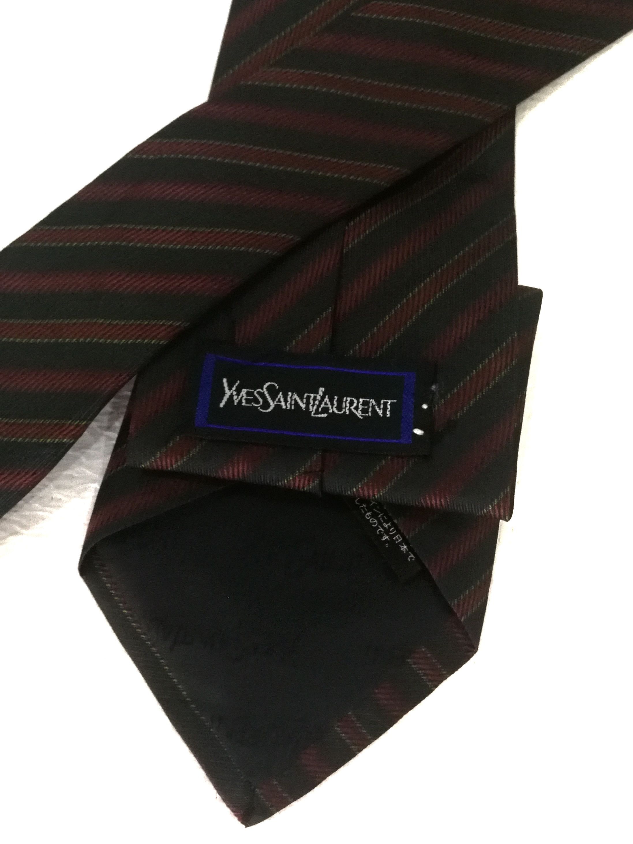 Yves Saint Laurent yves saint laurent silk necktie lexury tie ysl Size ONE SIZE - 4 Thumbnail