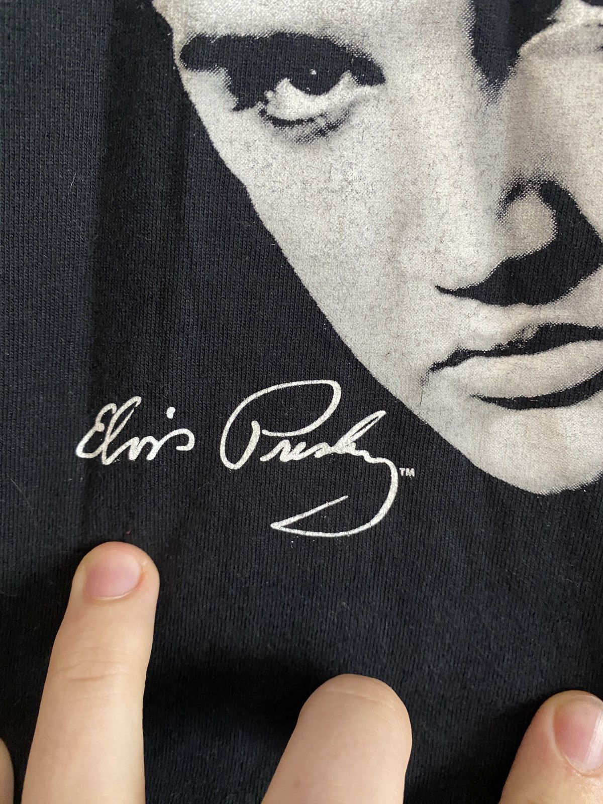 Band Tees × Vintage Vintage Tee Elvis Presley 2002 Size US XL / EU 56 / 4 - 4 Thumbnail
