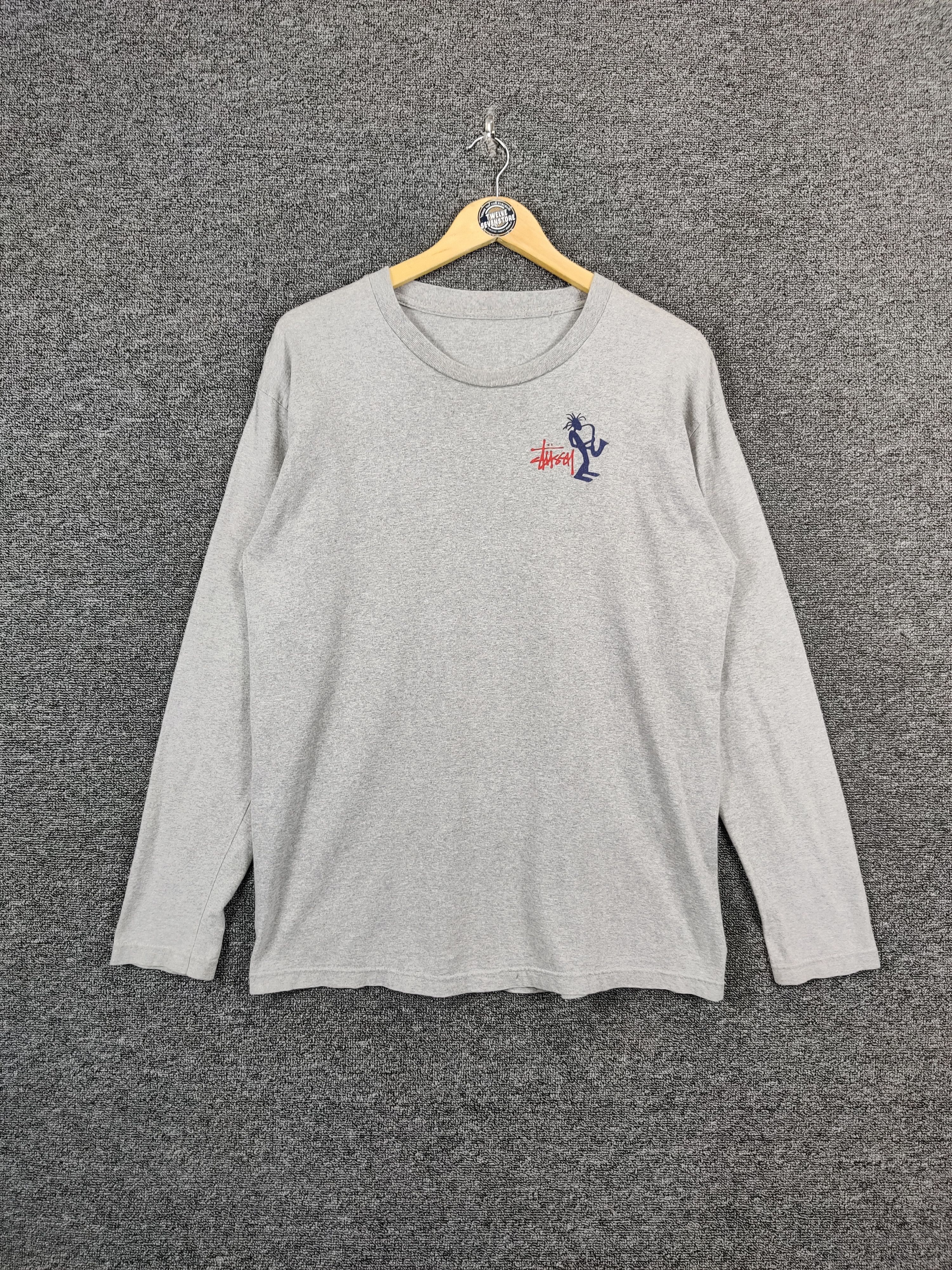 Stussy Vintage Stussy Trumpet Stickman OG Long Sleeve Tshirt Size US L / EU 52-54 / 3 - 4 Thumbnail
