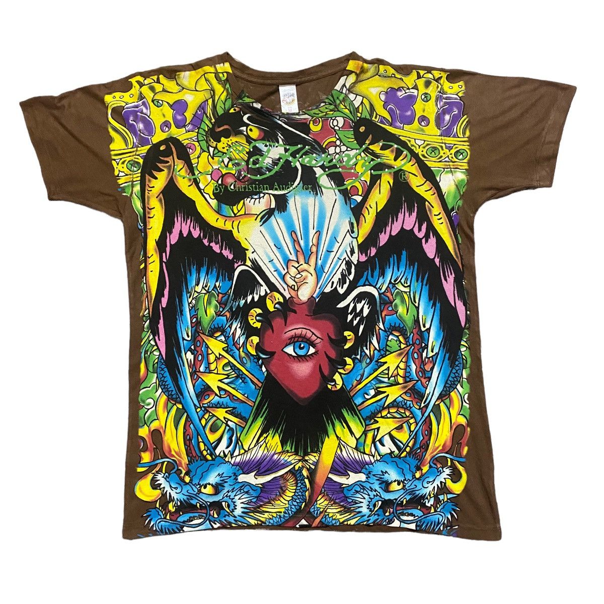 Ed Hardy Ed Hardy Shirt Over Print Size US M / EU 48-50 / 2 - 1 Thumbnail