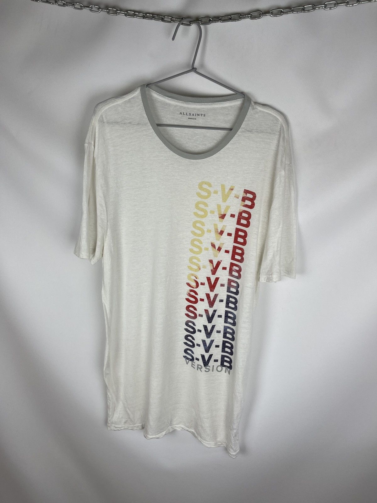 Allsaints Allsaints subbed ss crew tee shirt linen viscose Size US M / EU 48-50 / 2 - 3 Thumbnail