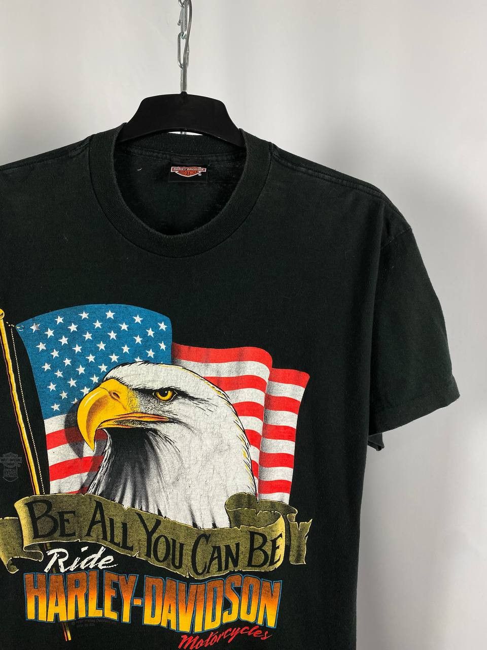 Harley Davidson Harley Davidson 1991 vintage big logo size L Size US L / EU 52-54 / 3 - 2 Thumbnail
