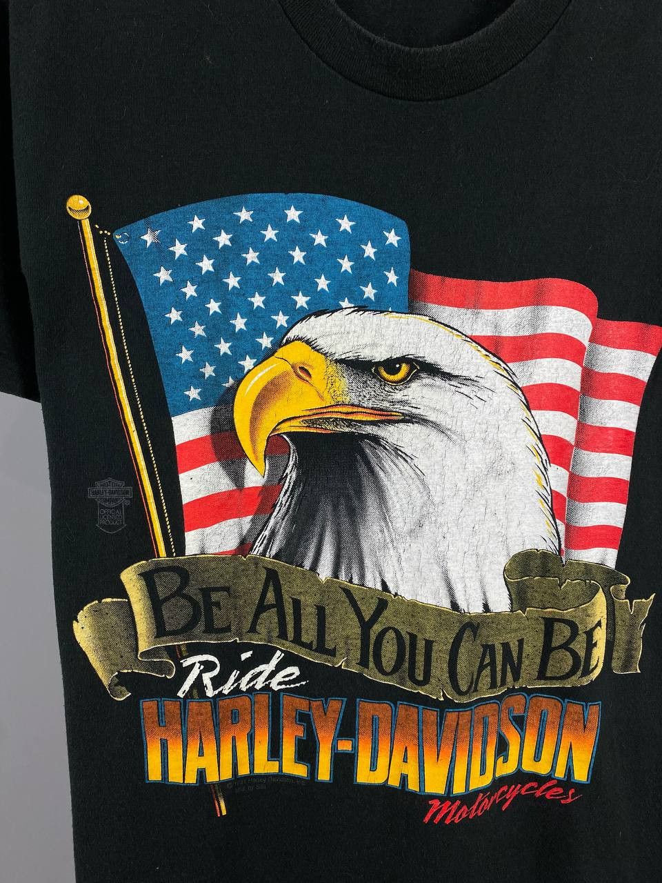 Harley Davidson Harley Davidson 1991 vintage big logo size L Size US L / EU 52-54 / 3 - 3 Thumbnail