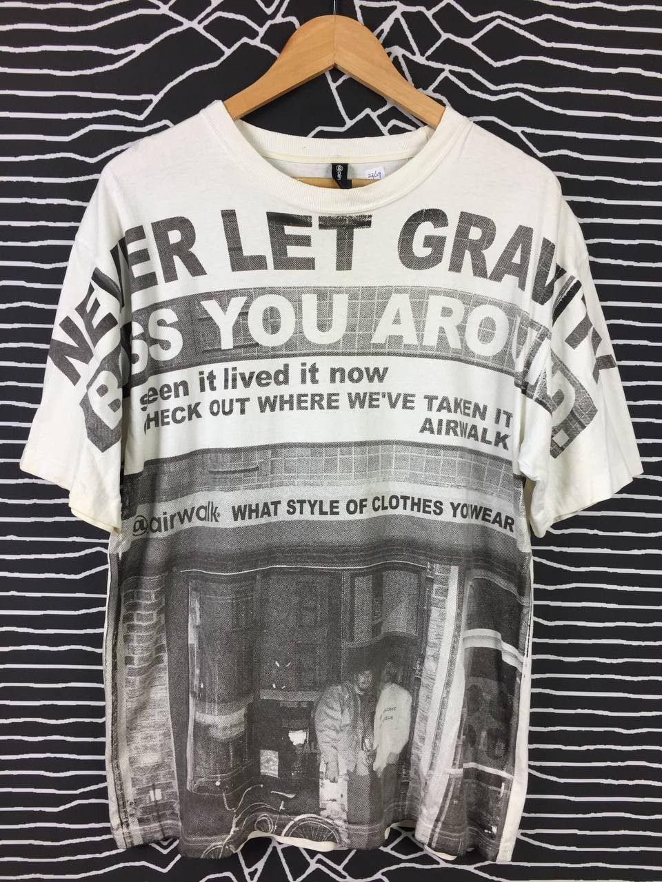 Airwalk Vtg 90s 00s Airwalk All Over Print RATM Skate Tee Size US L / EU 52-54 / 3 - 1 Thumbnail