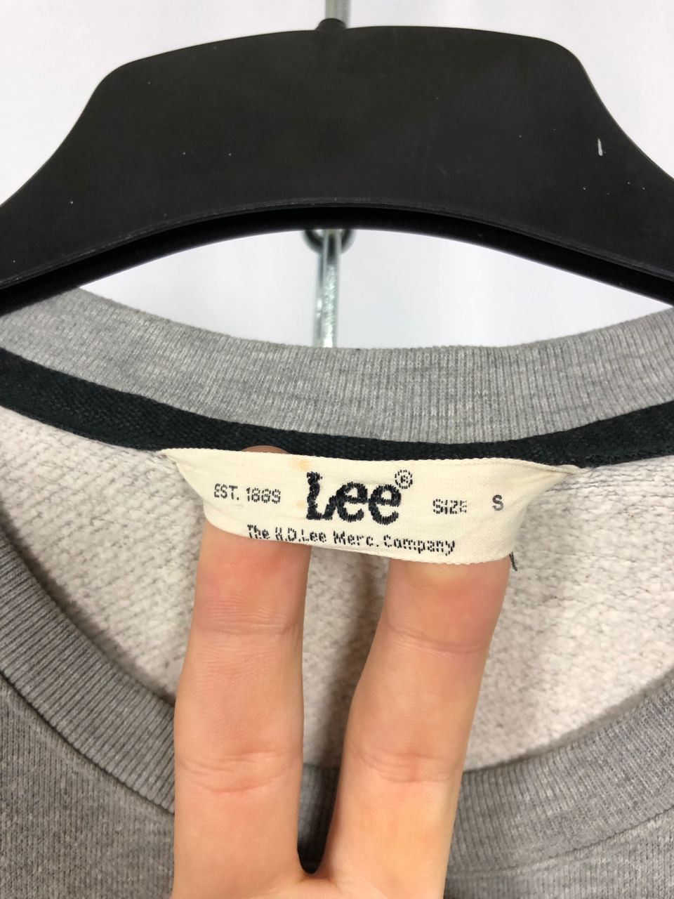 Lee Lee sweatshirt gray big logo size S Size US S / EU 44-46 / 1 - 3 Thumbnail