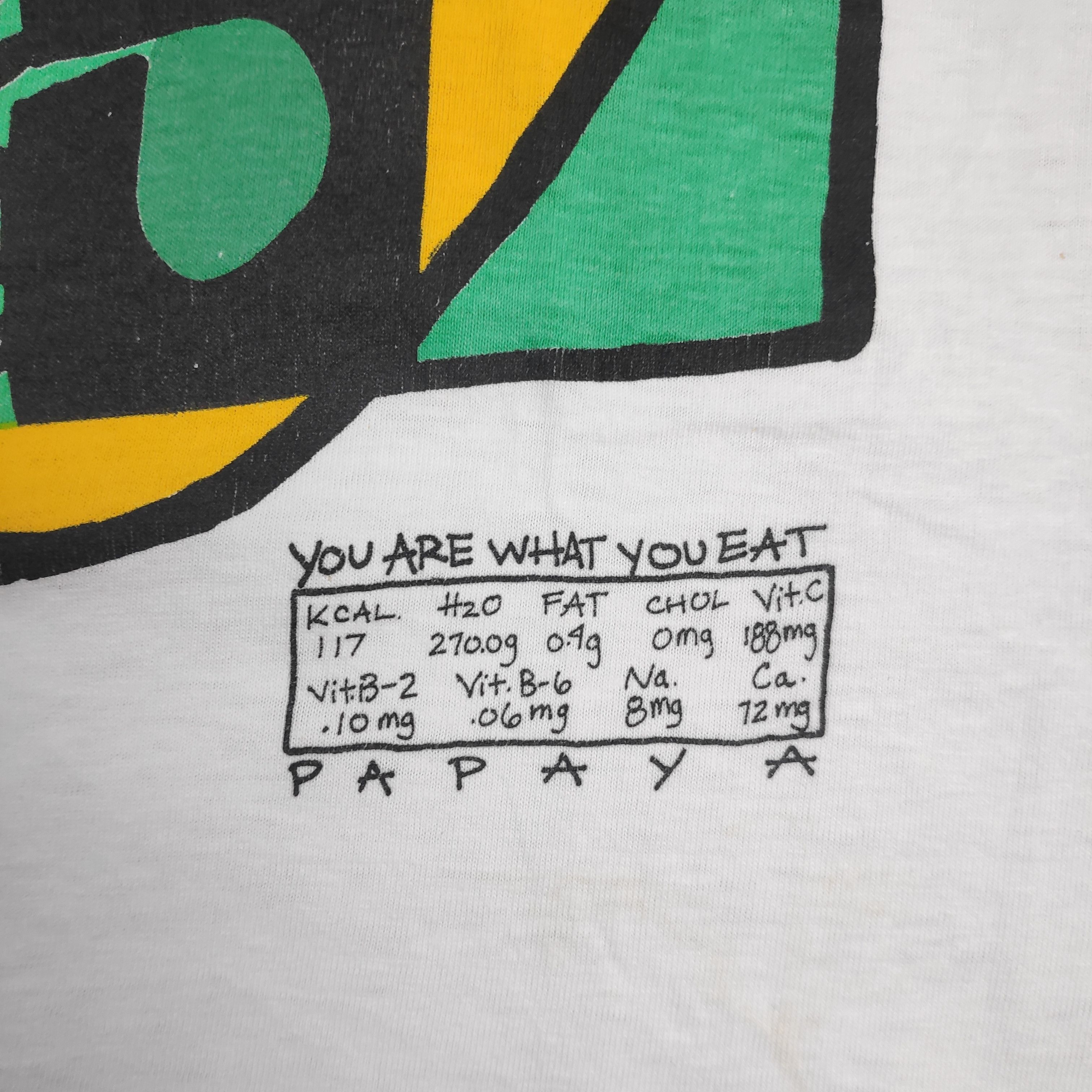 Vintage Vintage 90s "Papaya" Gravity Graphics Pop Art Tshirt Size US M / EU 48-50 / 2 - 6 Thumbnail