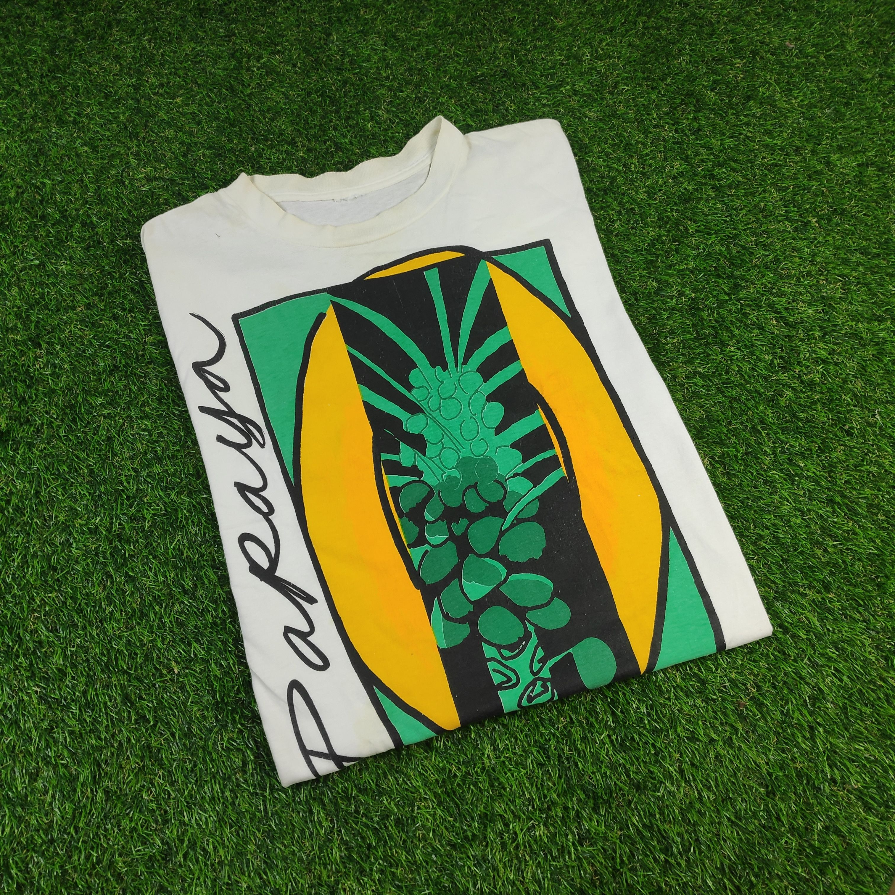 Vintage Vintage 90s "Papaya" Gravity Graphics Pop Art Tshirt Size US M / EU 48-50 / 2 - 2 Thumbnail