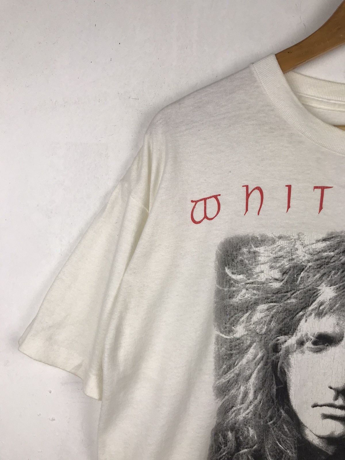 Band Tees 🔥Very Rare🔥Vintage David Coveroale White Snake vintage Size US L / EU 52-54 / 3 - 5 Thumbnail