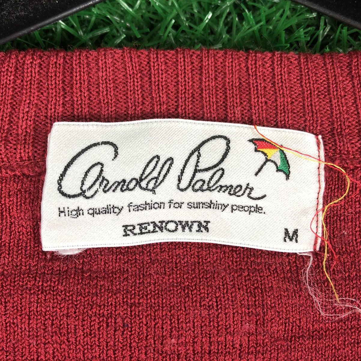 Aran Isles Knitwear Vintage 90's Arnold Palmer V Neck Shirt Pullover Size US M / EU 48-50 / 2 - 12 Thumbnail