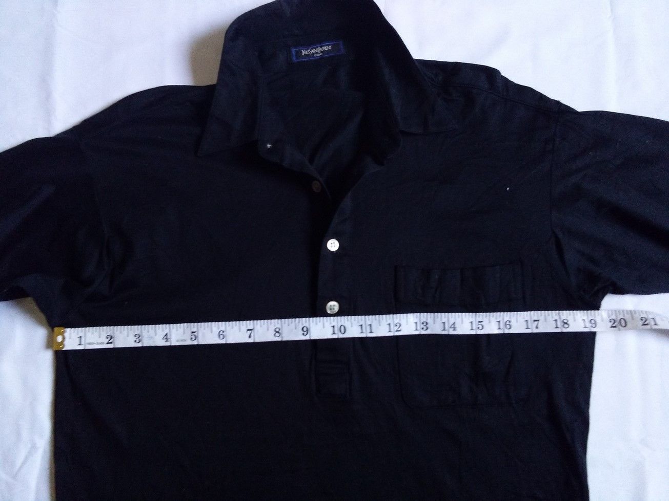 Vintage YSL YVES SAINT LAURENT Minimalist Polo Long Sleeve Size US M / EU 48-50 / 2 - 7 Thumbnail