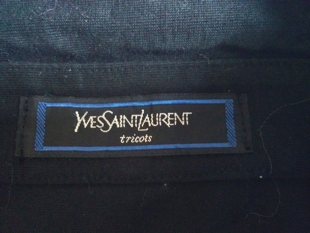 Vintage YSL YVES SAINT LAURENT Minimalist Polo Long Sleeve Size US M / EU 48-50 / 2 - 2 Thumbnail