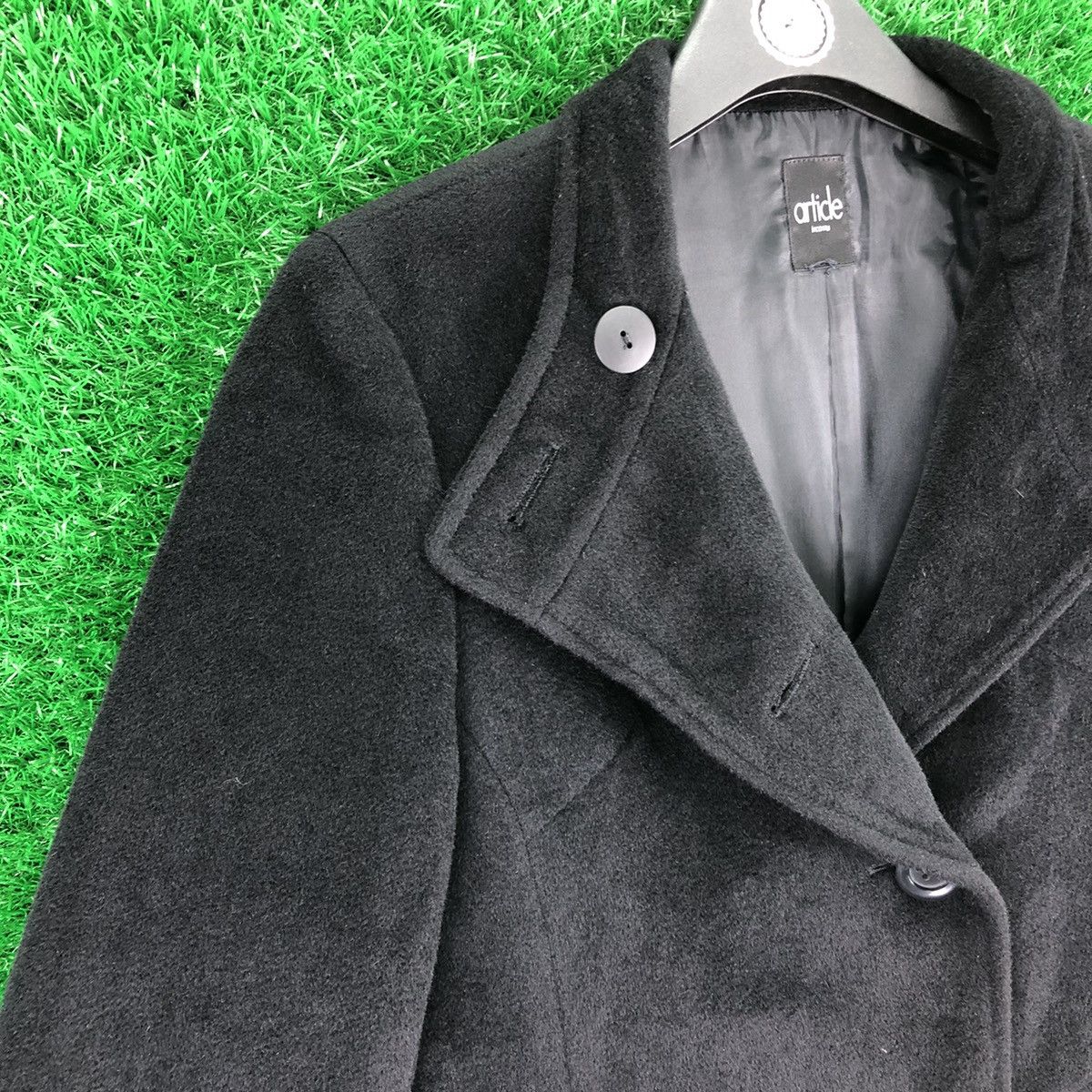 Japanese Brand Vintage 90's Fur Coat Jacket Women by Article Inconnu Size S / US 4 / IT 40 - 2 Thumbnail