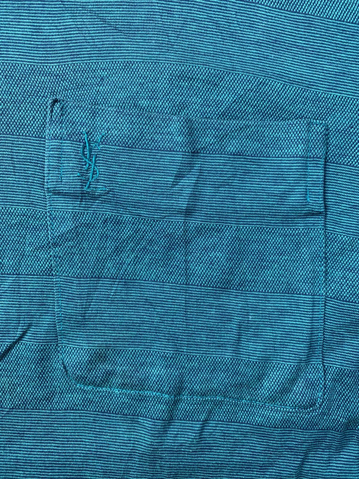 Vintage Vintage Polo Tee Classic Yves Saint Laurent Embroidery Logo Size US M / EU 48-50 / 2 - 2 Thumbnail