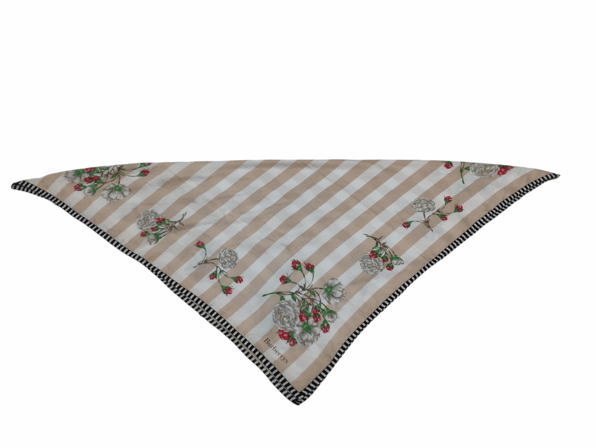 Burberry × Designer Burberry Silk Handkerchief / Neckerchief Size ONE SIZE - 3 Thumbnail
