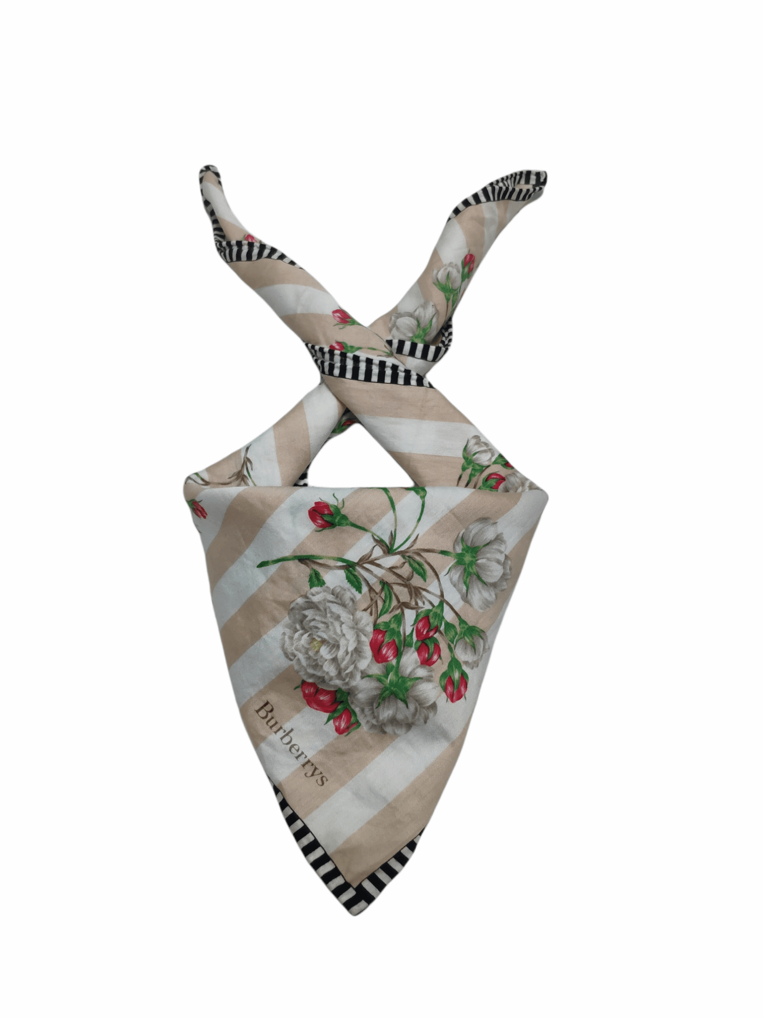 Burberry × Designer Burberry Silk Handkerchief / Neckerchief Size ONE SIZE - 1 Thumbnail
