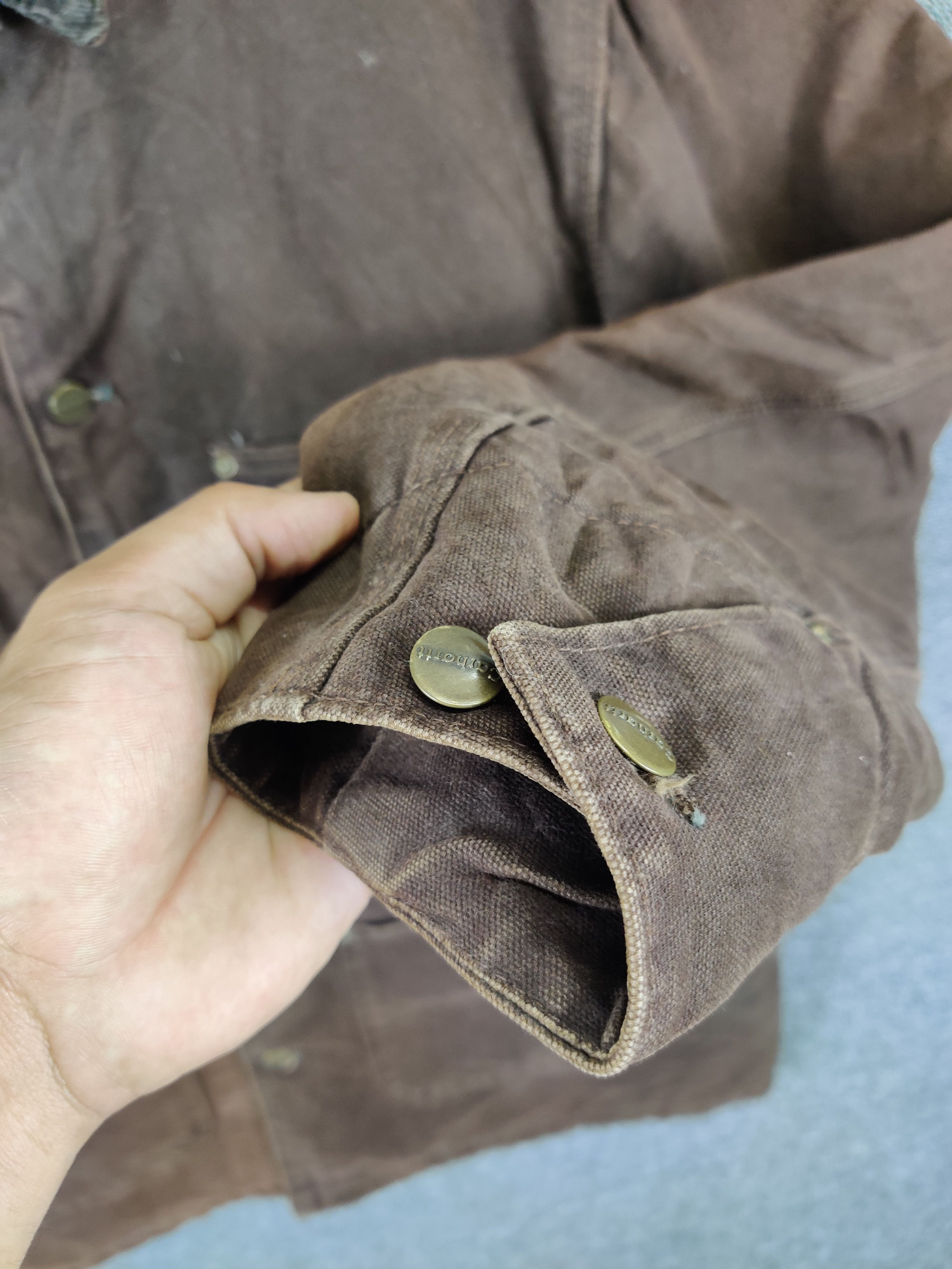 Carhartt Vintage Carhartt Detroit Sunfaded Blanket Lined Jacket Size US L / EU 52-54 / 3 - 9 Thumbnail