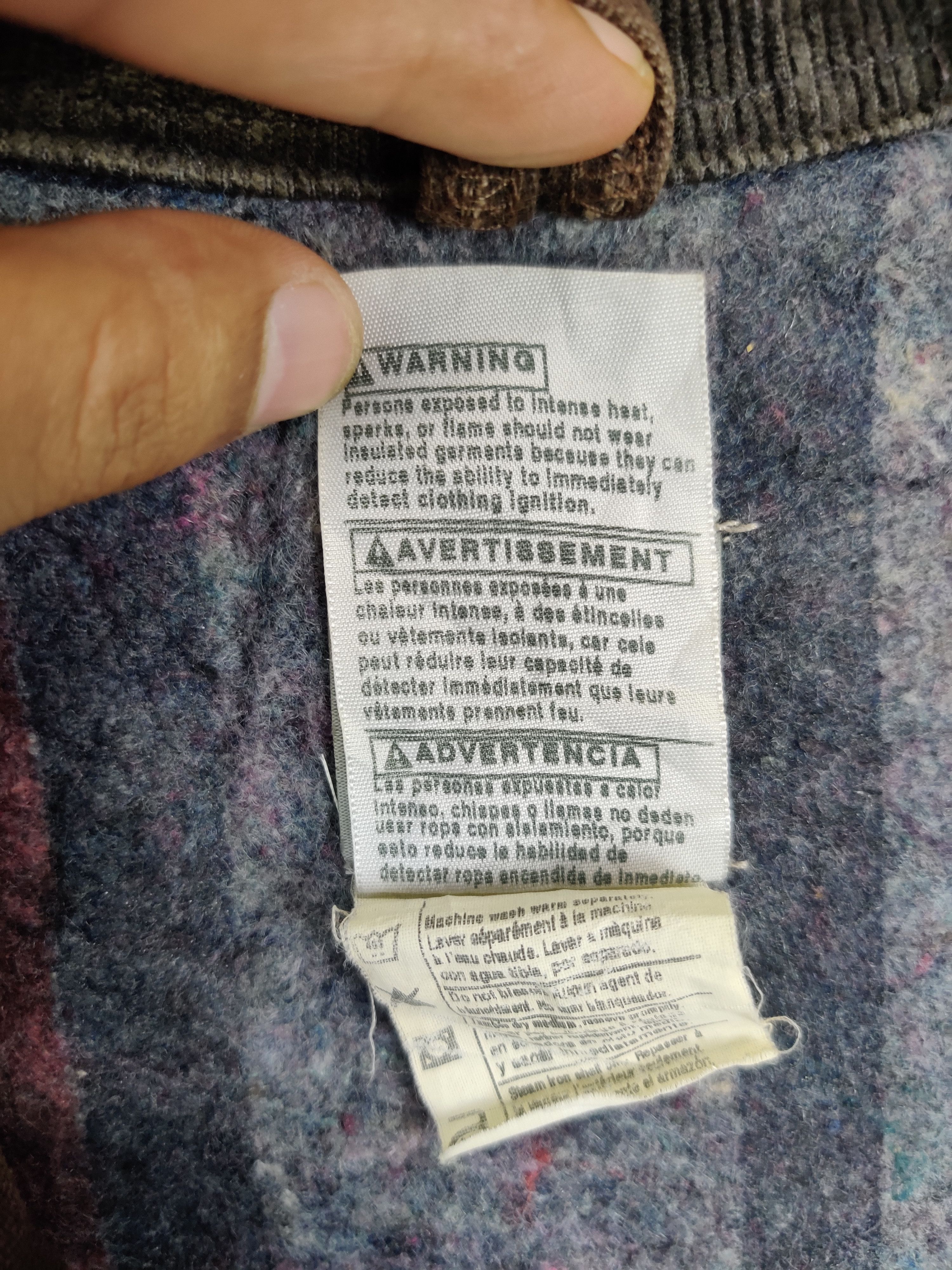 Carhartt Vintage Carhartt Detroit Sunfaded Blanket Lined Jacket Size US L / EU 52-54 / 3 - 12 Thumbnail