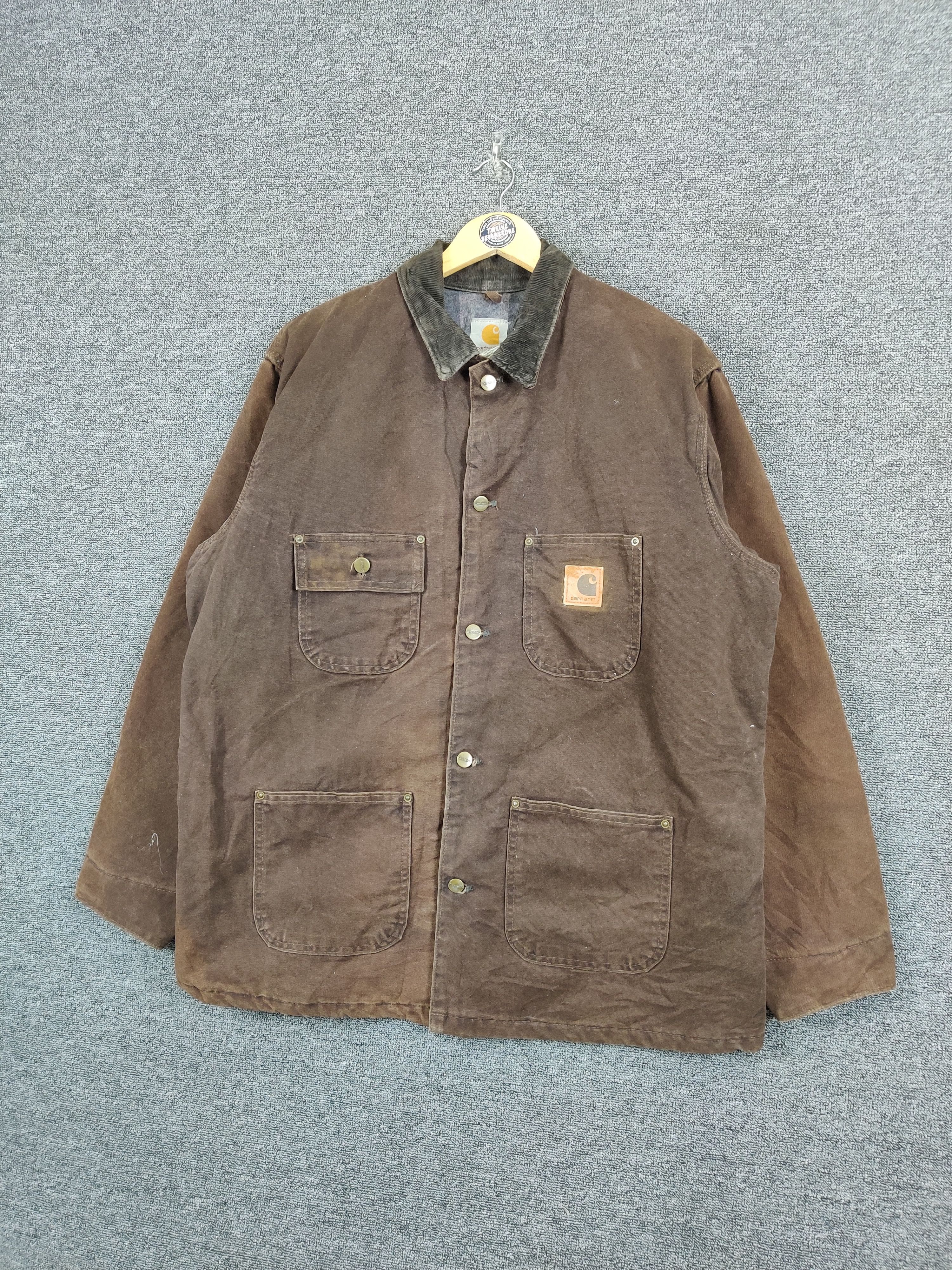 Carhartt Vintage Carhartt Detroit Sunfaded Blanket Lined Jacket Size US L / EU 52-54 / 3 - 2 Thumbnail