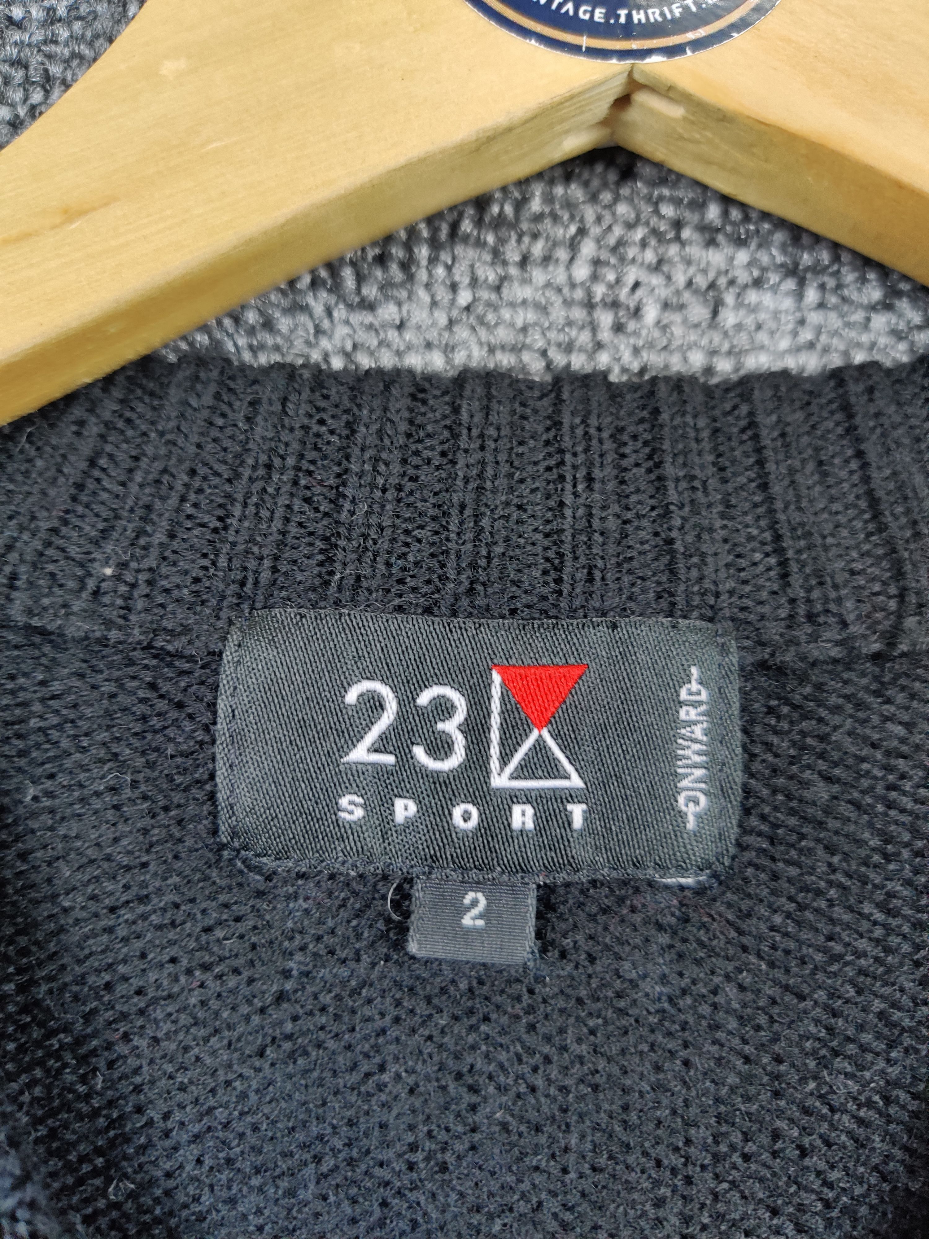 Japanese Brand Vintage 23 Sport Embroidery Knit Sweater Size US L / EU 52-54 / 3 - 8 Thumbnail