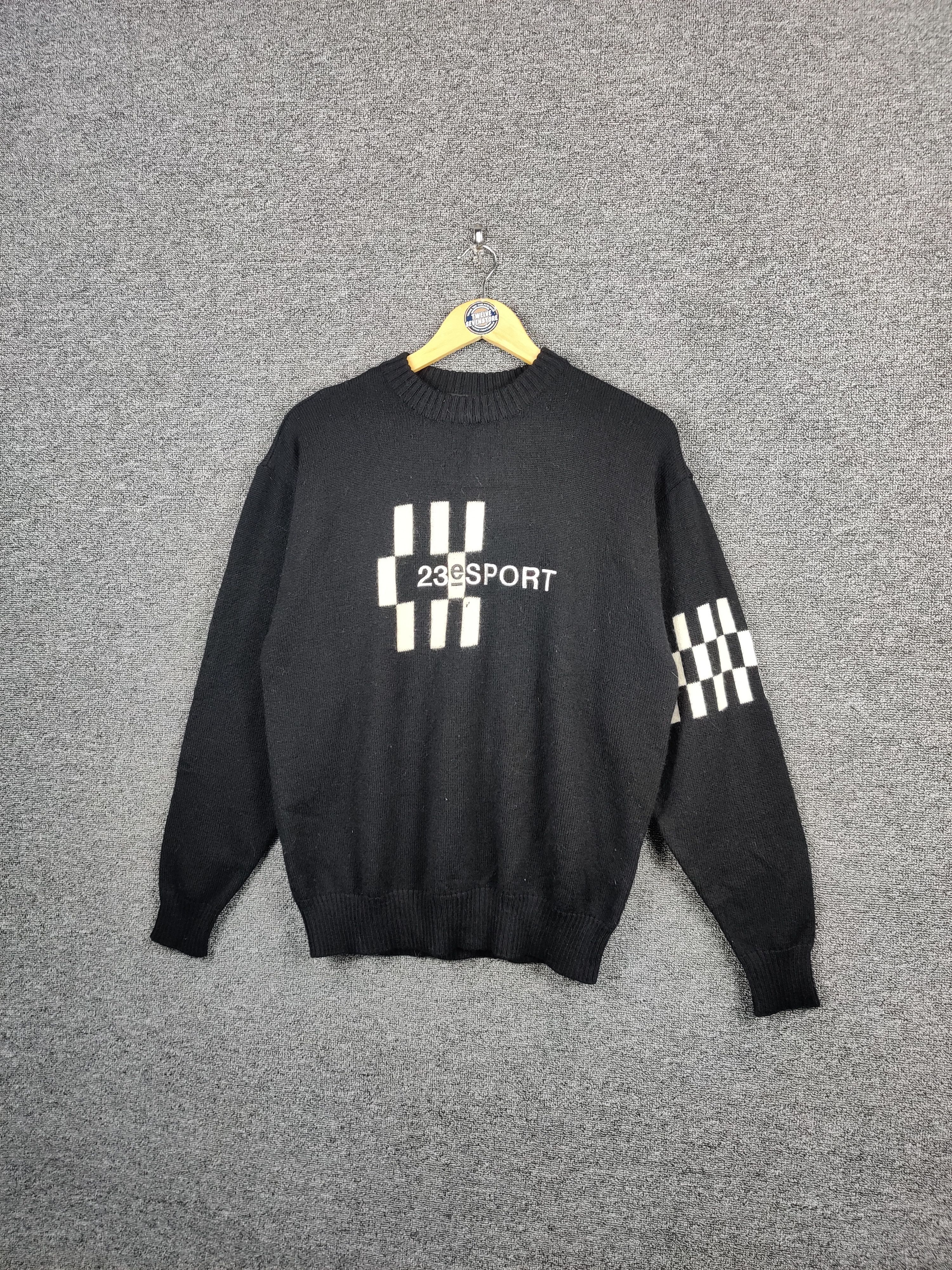 Japanese Brand Vintage 23 Sport Embroidery Knit Sweater Size US L / EU 52-54 / 3 - 2 Thumbnail