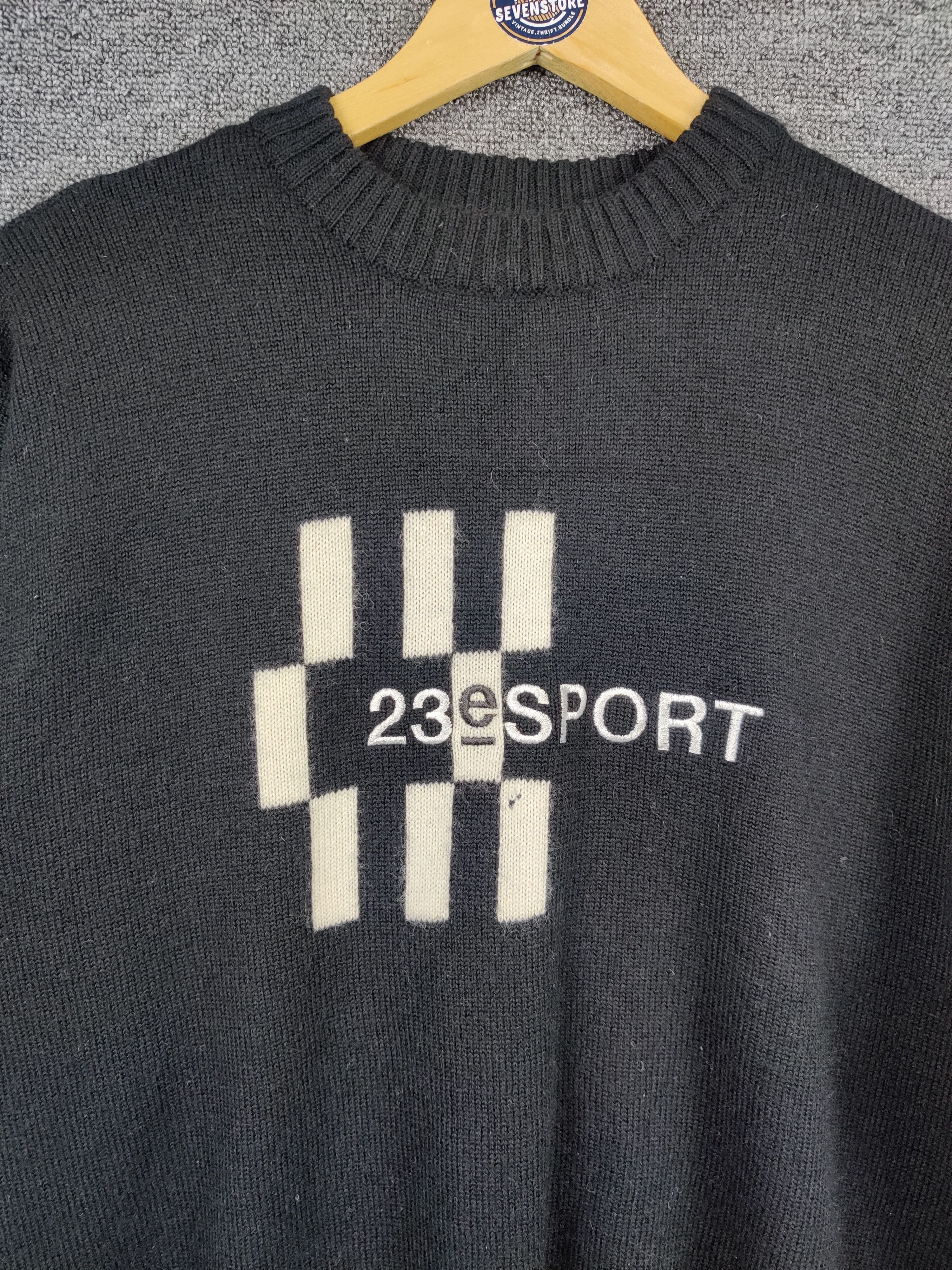 Japanese Brand Vintage 23 Sport Embroidery Knit Sweater Size US L / EU 52-54 / 3 - 4 Thumbnail
