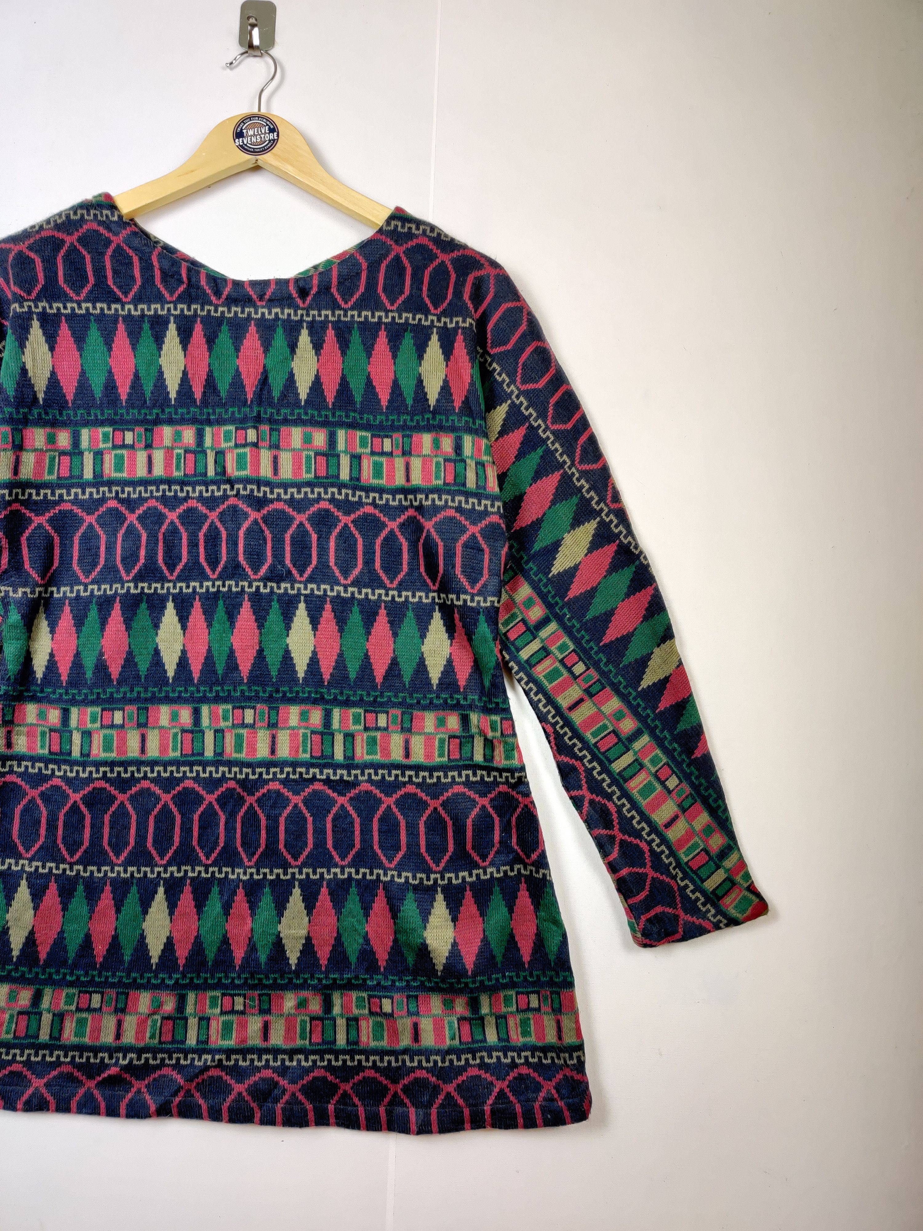 Native Vintage Japanese Brand Knit Sweater Women Native Style Size M / US 6-8 / IT 42-44 - 3 Thumbnail